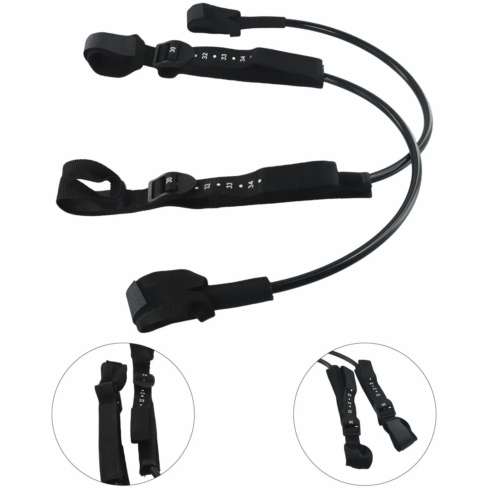 Arnés de surf Windsurfing ajustable antideslizante poliuretano talla 1 22 28 34" pack 2 unidades