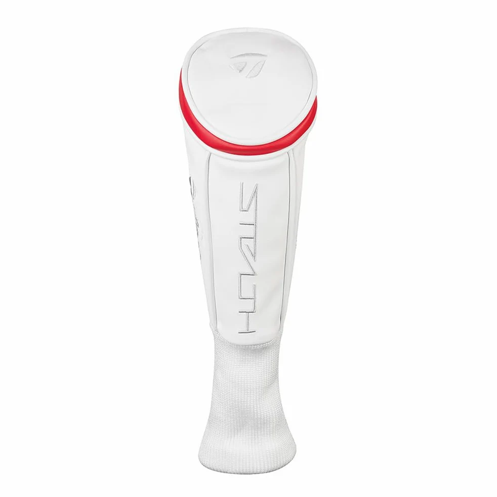 TaylorMade Stealth Driver Funda para cabeza blanca y roja