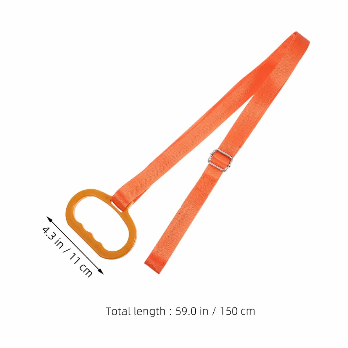 VANZACK Arnés de Arrastre para Ciervos Ajustable Naranja 2 Unidades con Cuerda Autoblocante Resistente y Asa Portátil Sistema de Transporte para Caza y Actividades al Aire Libre