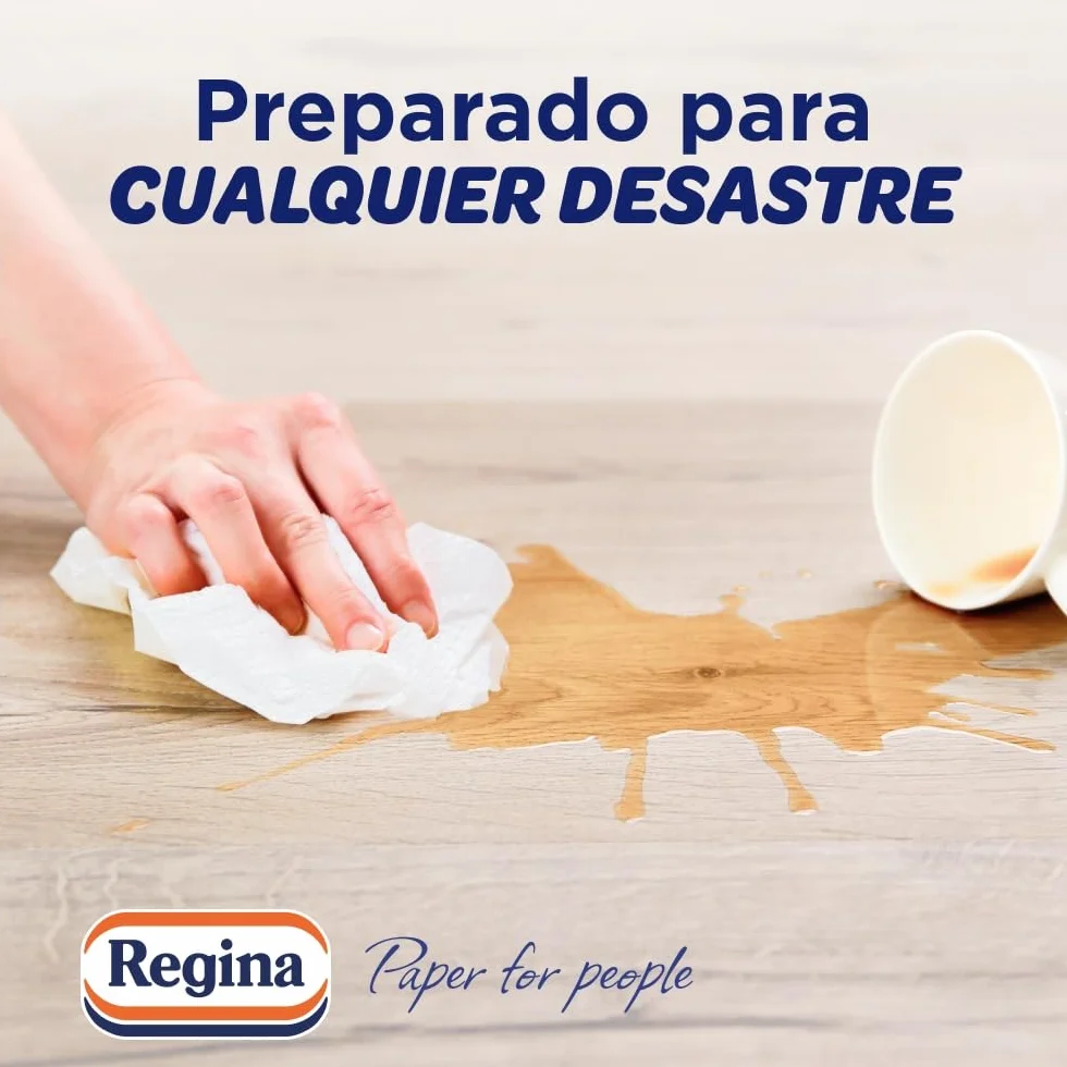 Regina Power Papel de Cocina 1 Rollo 340 Hojas 2 Capas FSC