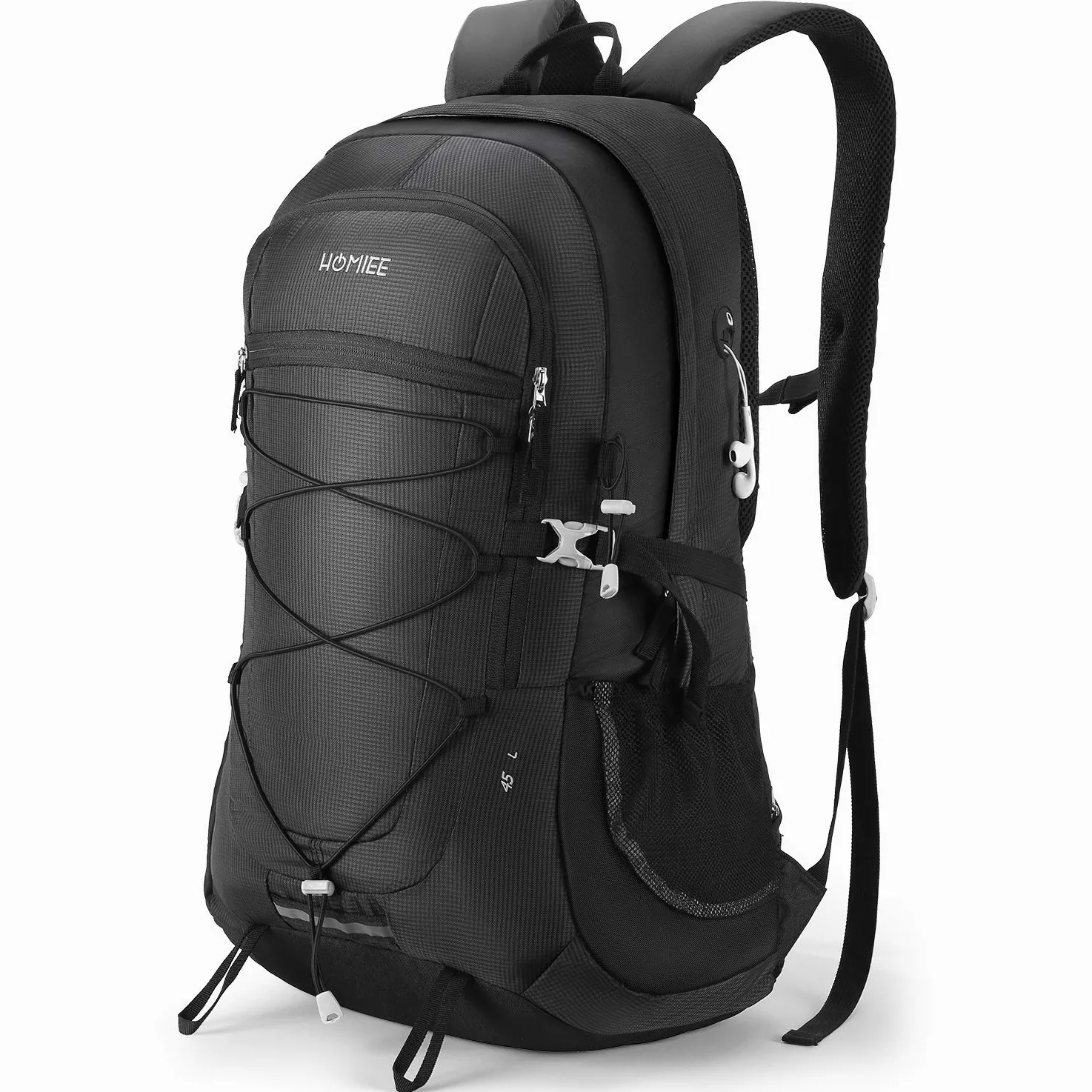 HOMIEE Mochila de Senderismo 45L Impermeable Ligera para Caminar Camping Trekking