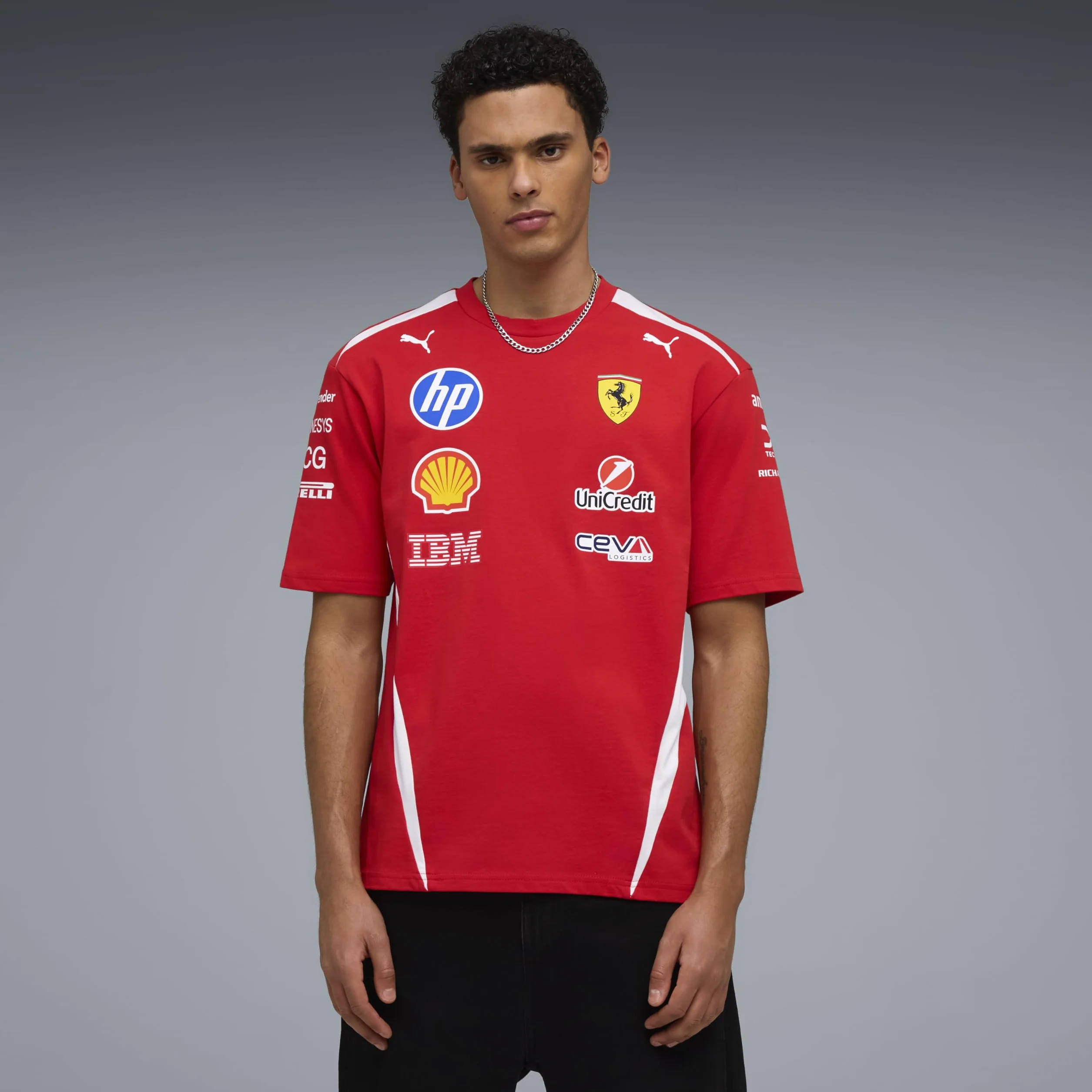 PUMA Scuderia Ferrari F1 2026 Camiseta del Equipo del piloto para Hombre - Rojo