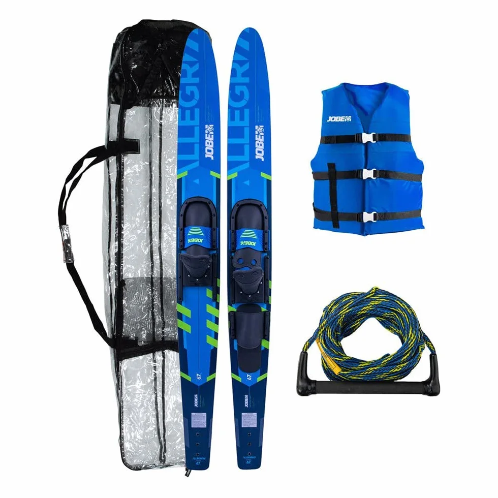 Jobe Allegre Combo Esquís Acuáticos Paquete, Unisex Adulto