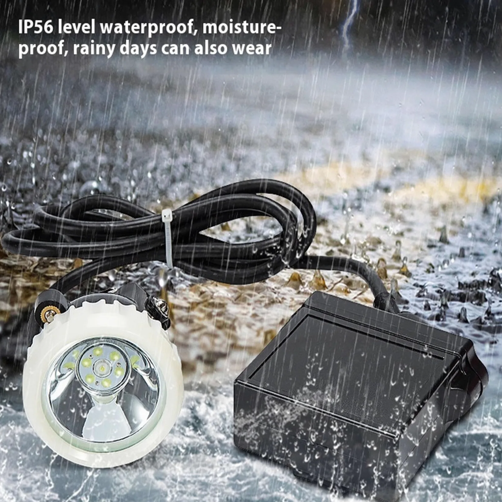 Linterna LED recargable impermeable a prueba de explosiones para minería de carbón subterráneo