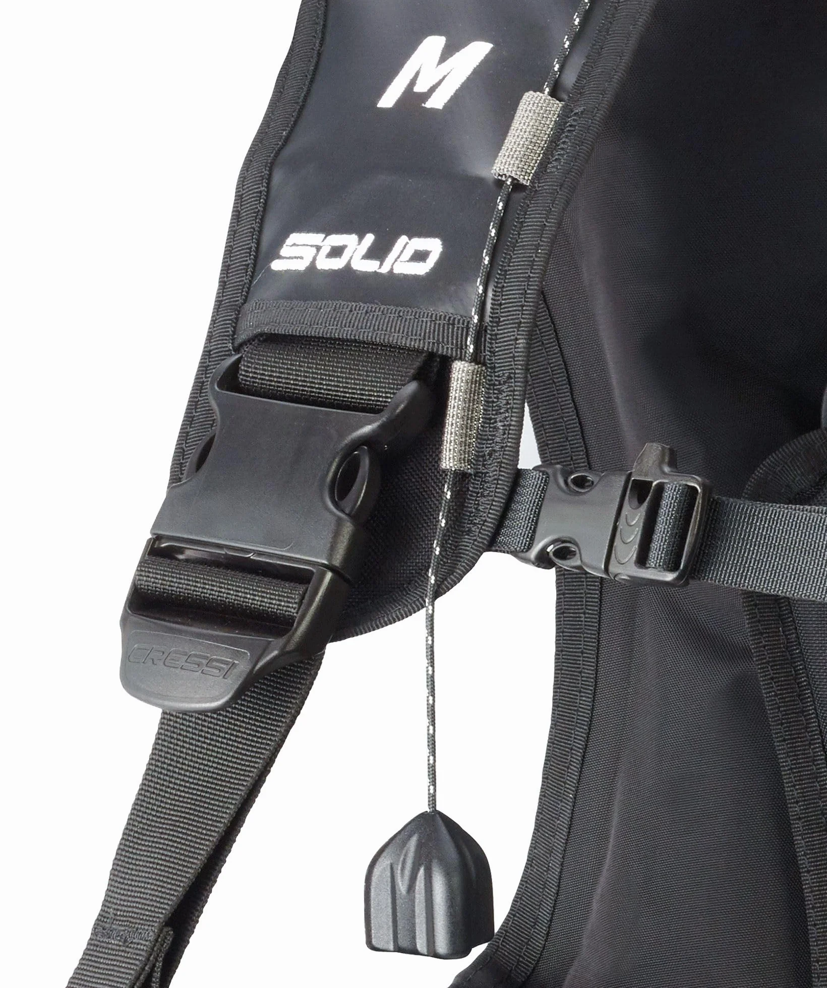 Cressi Solid Bcd Dive Center Edition Chaleco de Buceo, Negro, Unisex