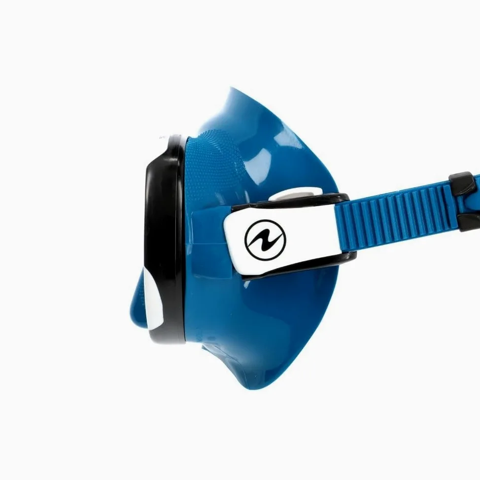 Aqualung Reveal - Máscara de Buceo para Adultos, Hombres y Mujeres, óptimo para Todas Las Formas de Rostro y el Buceo Submarino, Azul & Blanco