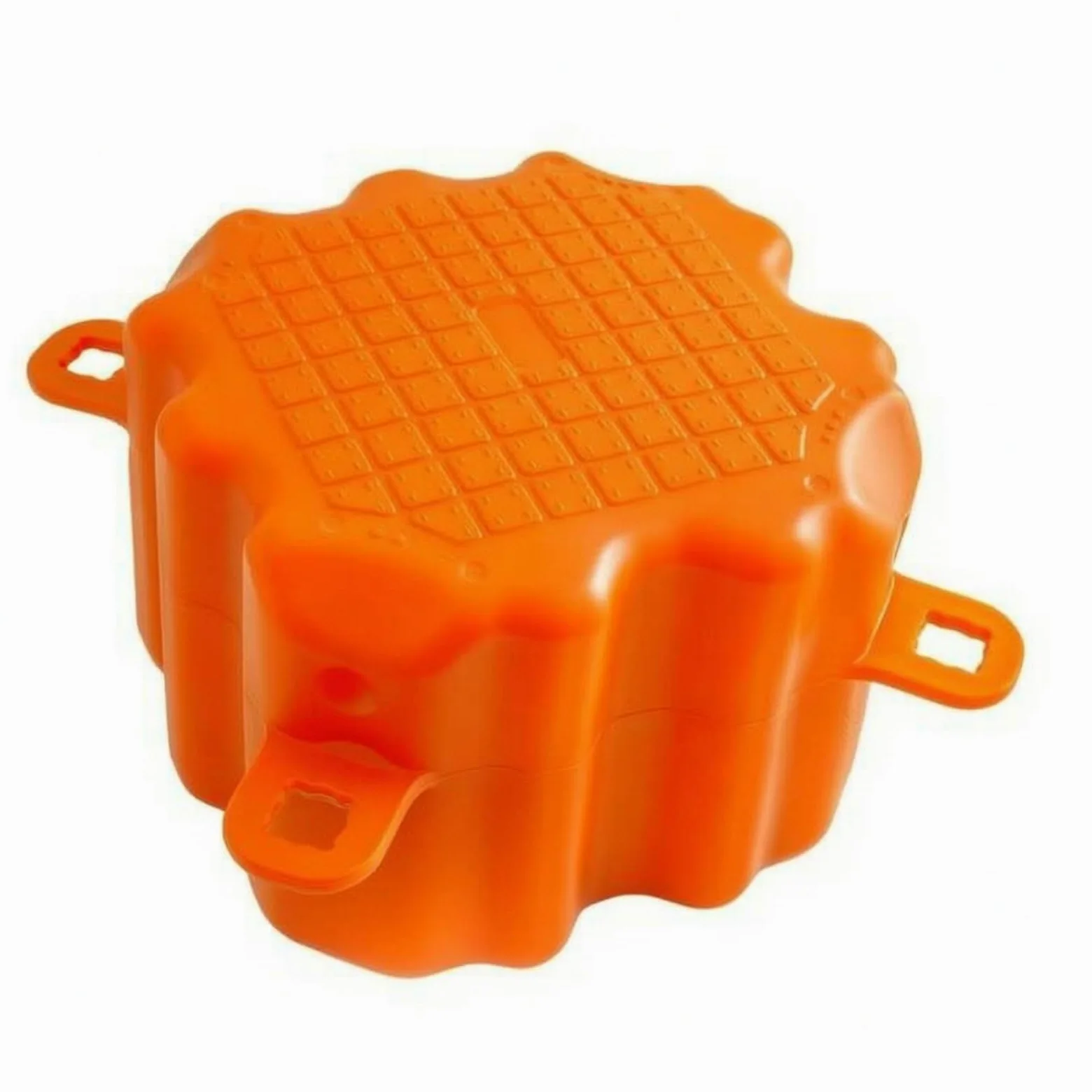 Módulo Flotante Bloque de HDPE con Superficie Rugosa y Conectores con Orificios Adecuado para Diques Puentes Modulares de Pesca