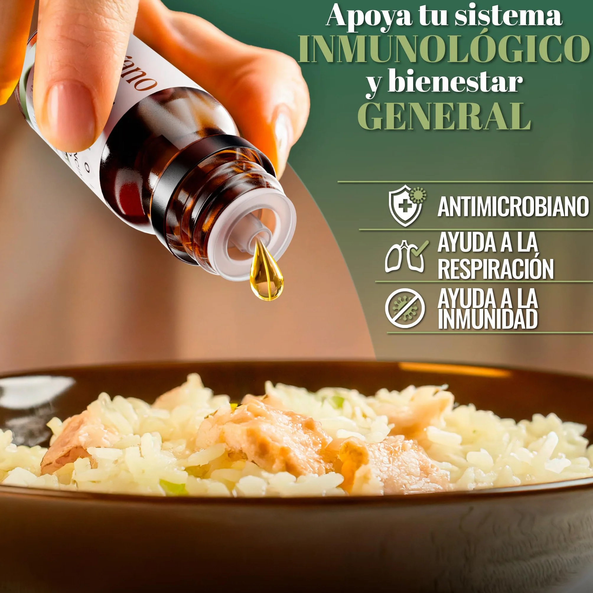Aceite Esencial de Orégano Puro 10 ml 100% Natural con Carvacrol Orgánico