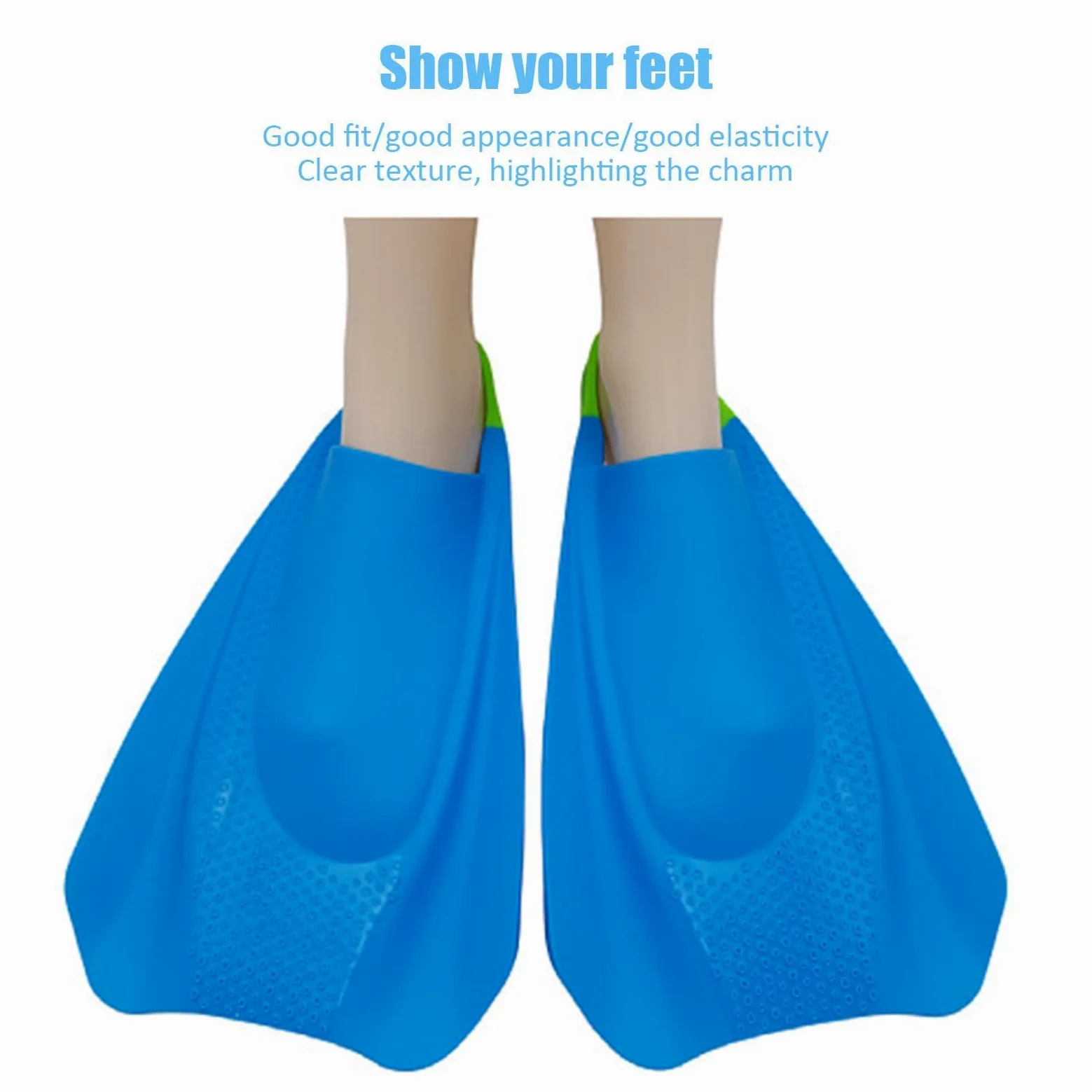 Aletas de pala - entrenador de natación para adultos Silicona Snorkel - Aletas para principiantes para buceadores, entusiastas del snorkel para parque acuático, piscina, aventuras de buceo | Flippers De Entrenamiento Para Natación Para Mujeres Principiant