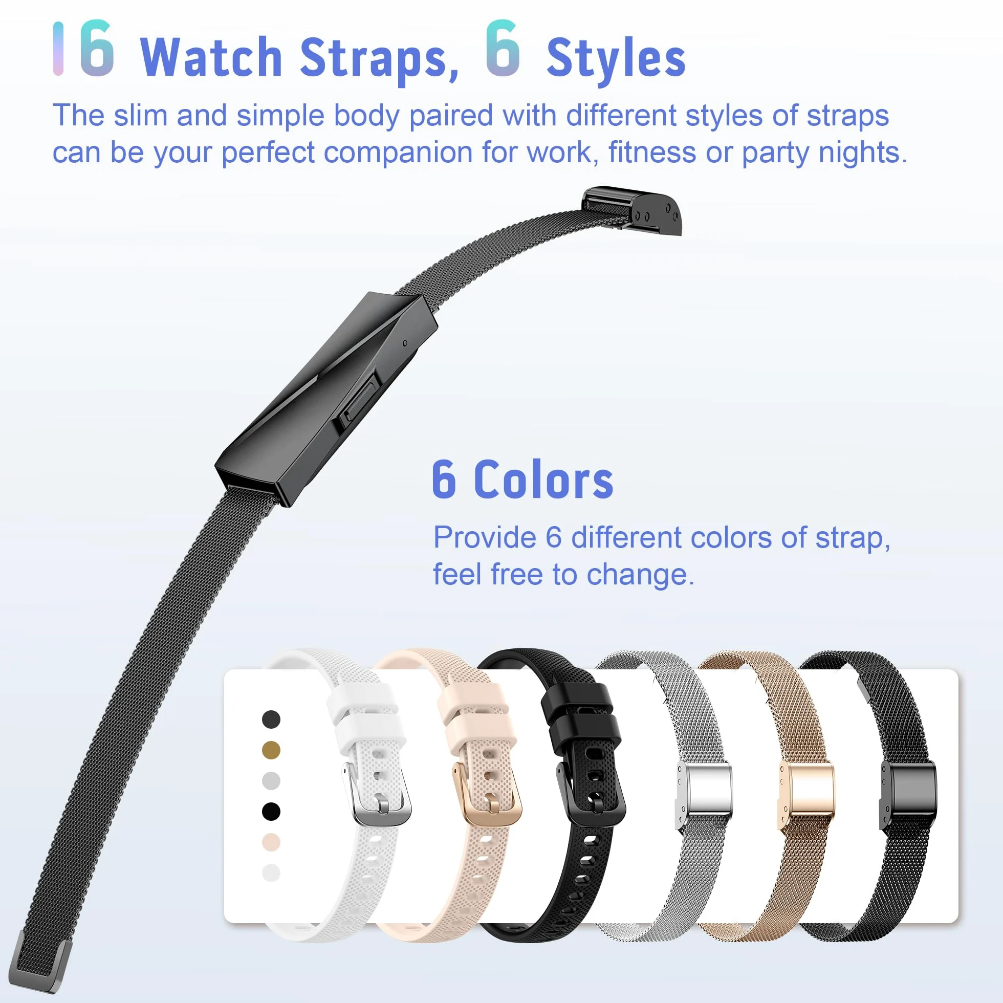 Reloj Deportivo con 170 Deportes, Podómetro Reloj Inteligente Mujer | gps pulsera actividad, notificaciones bluetooth, monitor de sueño, frecuencia cardíaca, spo2, impermeable para android/ios