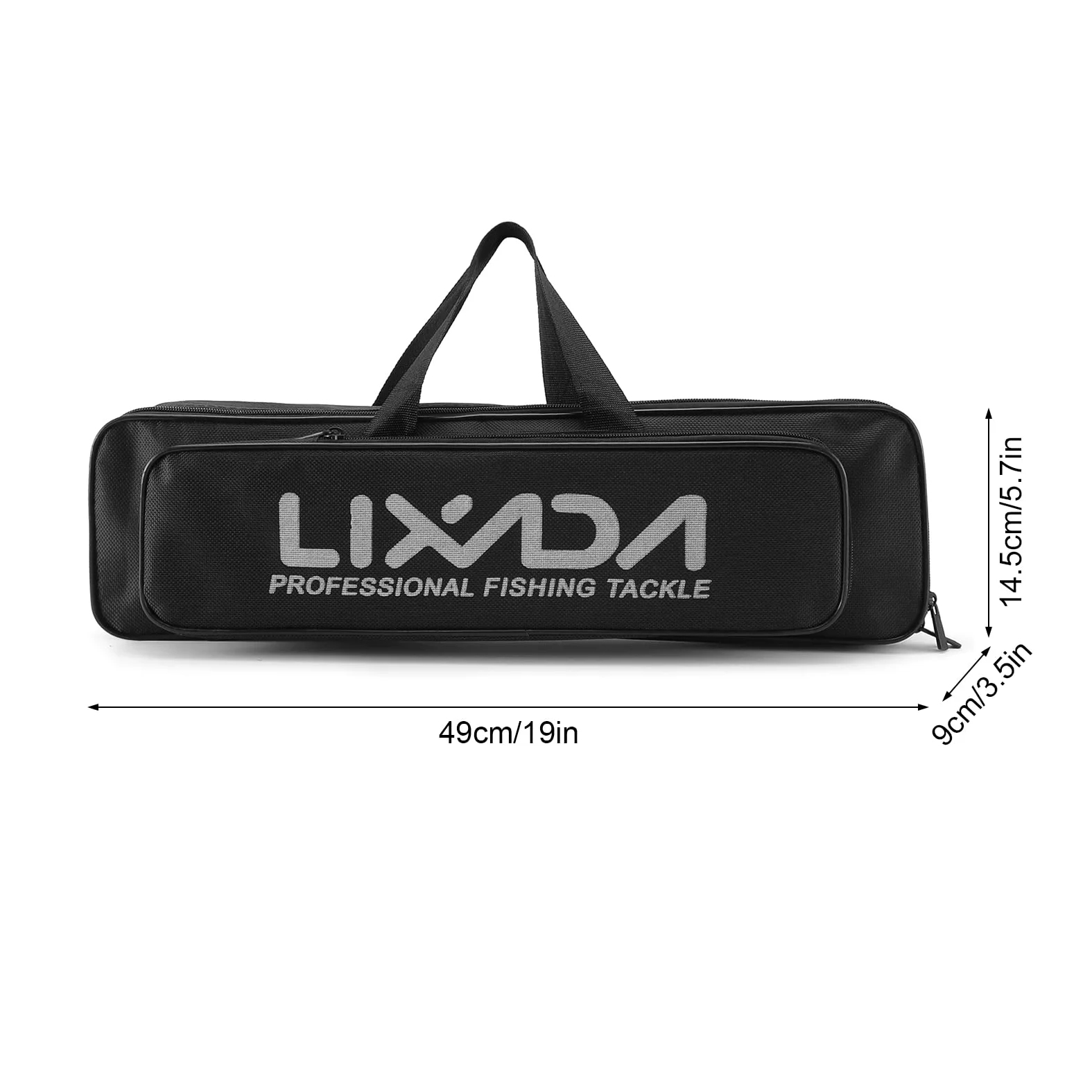 Lixada - Caña de pescar telescópica y carrete combo, transmisión de engranaje con sedal de 100 m, señuelos de pesca, anzuelos de pesca, cabeza plomada, bolsa de transporte, 180