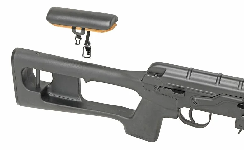 Réplica de Rifle de Francotirador de Airsoft Modelo Dragunov SVD o SWD accionado por Muelle de plástico y Metal de la Marca AGM - Potencia 1,2 Julios