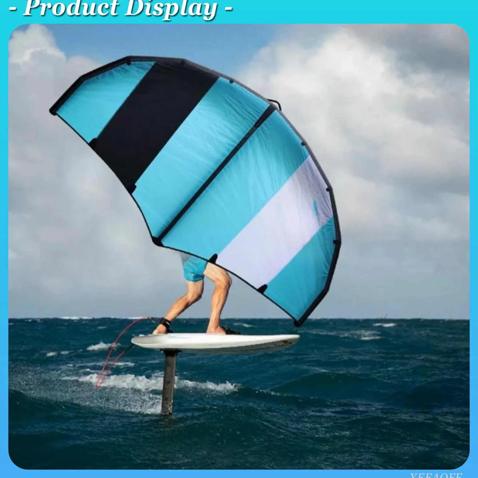 Tabla de Hydrofoil Inflable, Foil Surfboard Inflable, Wing Foil Board, ala de Surf Inflable Foil Wing Kite Wind Wingfoil con Hydrofoil
