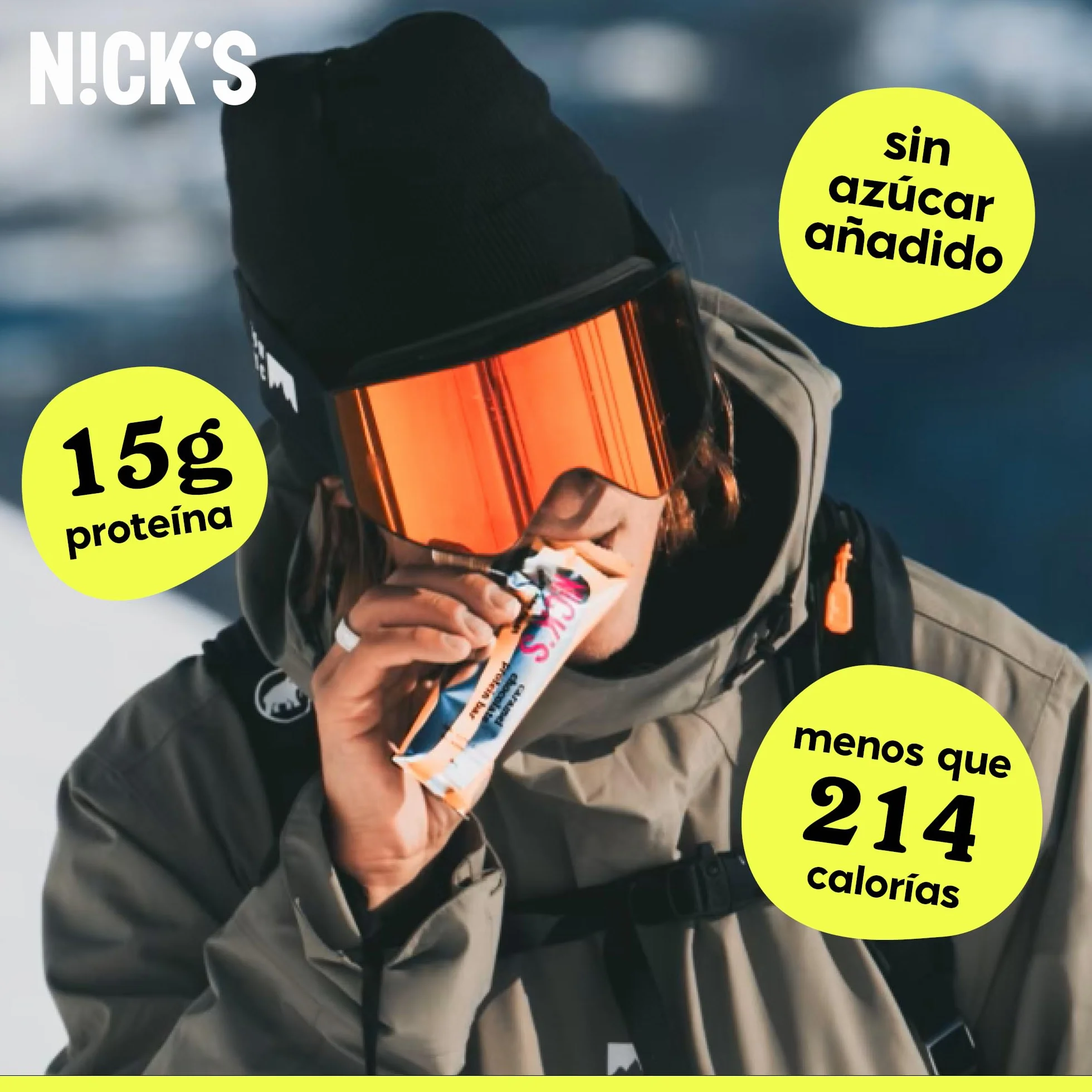 NICKS Mix de Barritas Proteina Keto Protein Bar Chocolate 4g Carbohidratos Netos 15g Proteina 5g Colageno Sin Azucar Low Carb Snacks Sin Gluten 9x50g