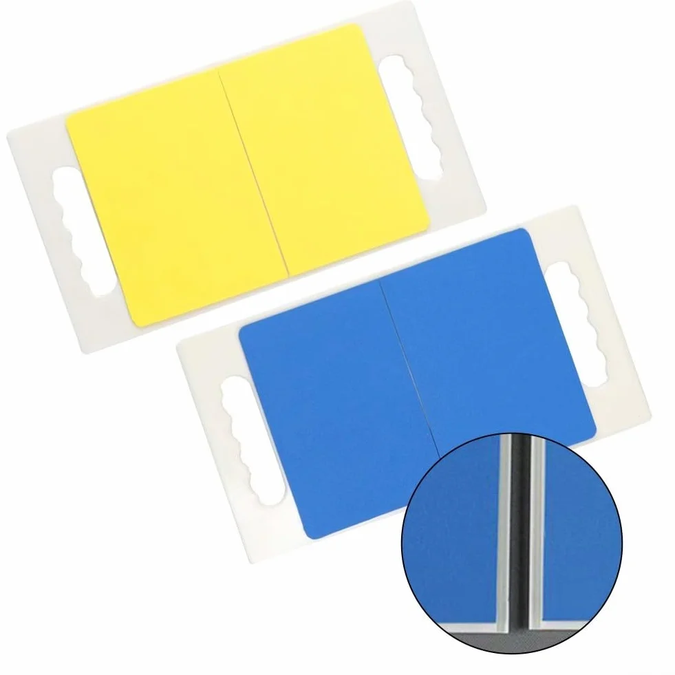Tabla de descanso Taekwondo con mango 0.6 cm y 0.9 cm de grosor para diferentes fuerzas (azul)