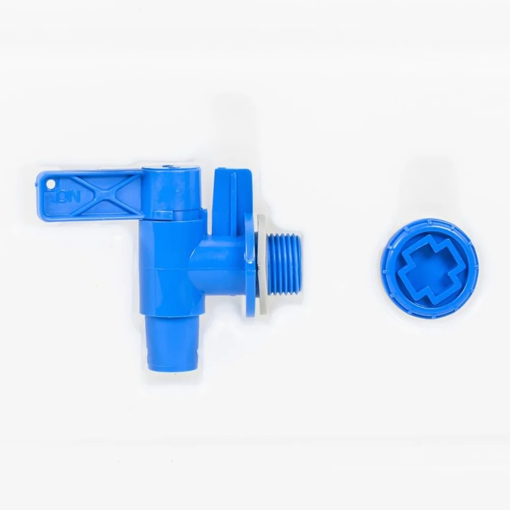 vidaXL Garrafa de Agua con Grifo plástico Transparente 15 litros, contenedor de Agua, Jarra de Agua, depósito de Agua, contenedores de Agua