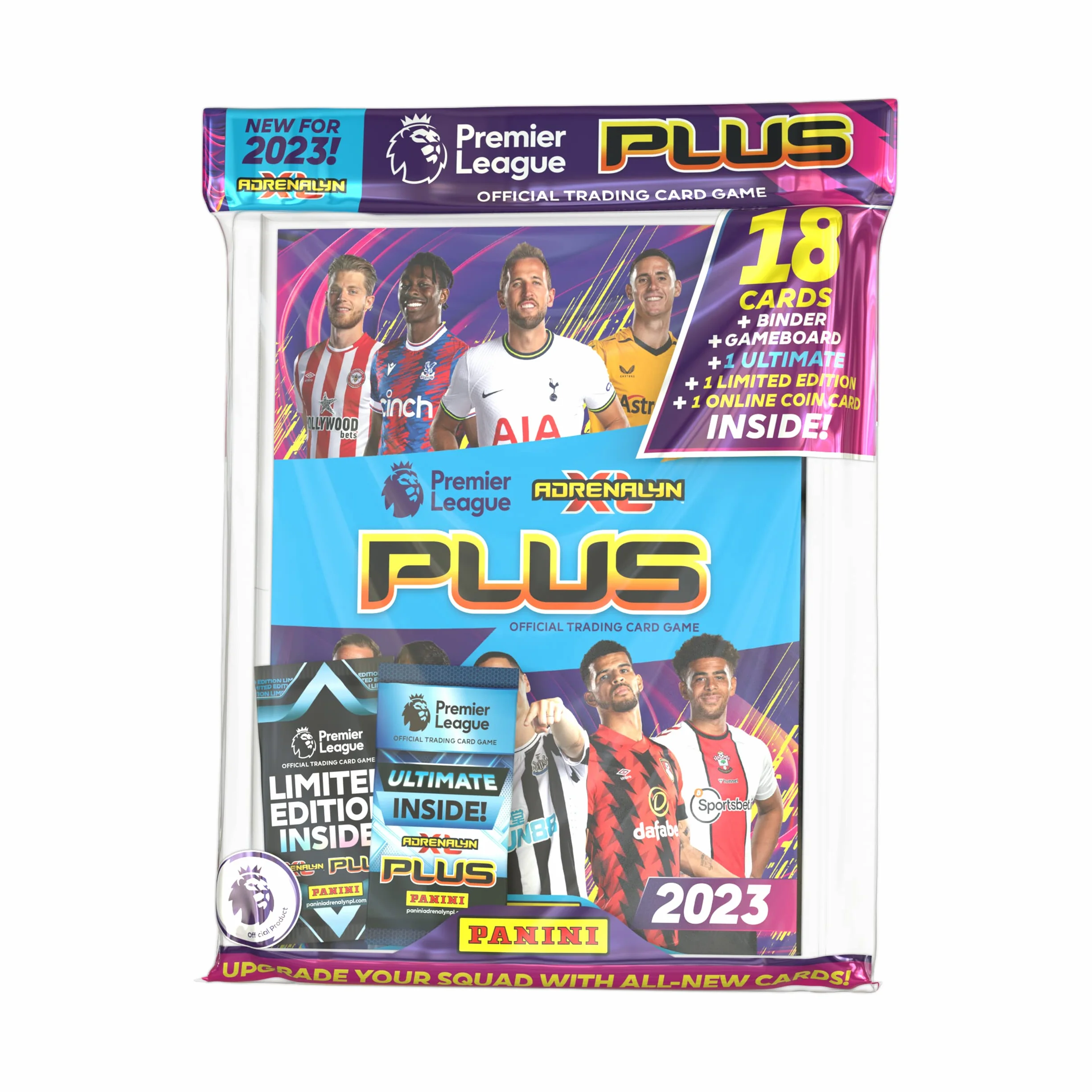 Panini- Premier League 2022/23 Adrenalyn XL Plus - Paquete de Inicio, Multicolor (PLAP2223SP)