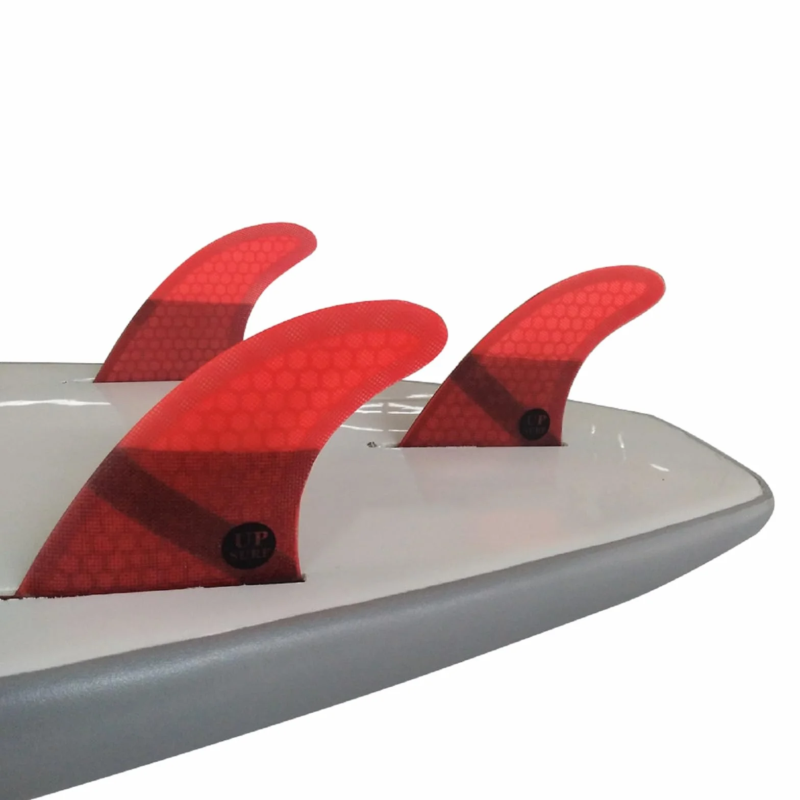 UPSURF Tabla de Surf Aletas Base Fibra de Vidrio Tri Fin Thruster Set
