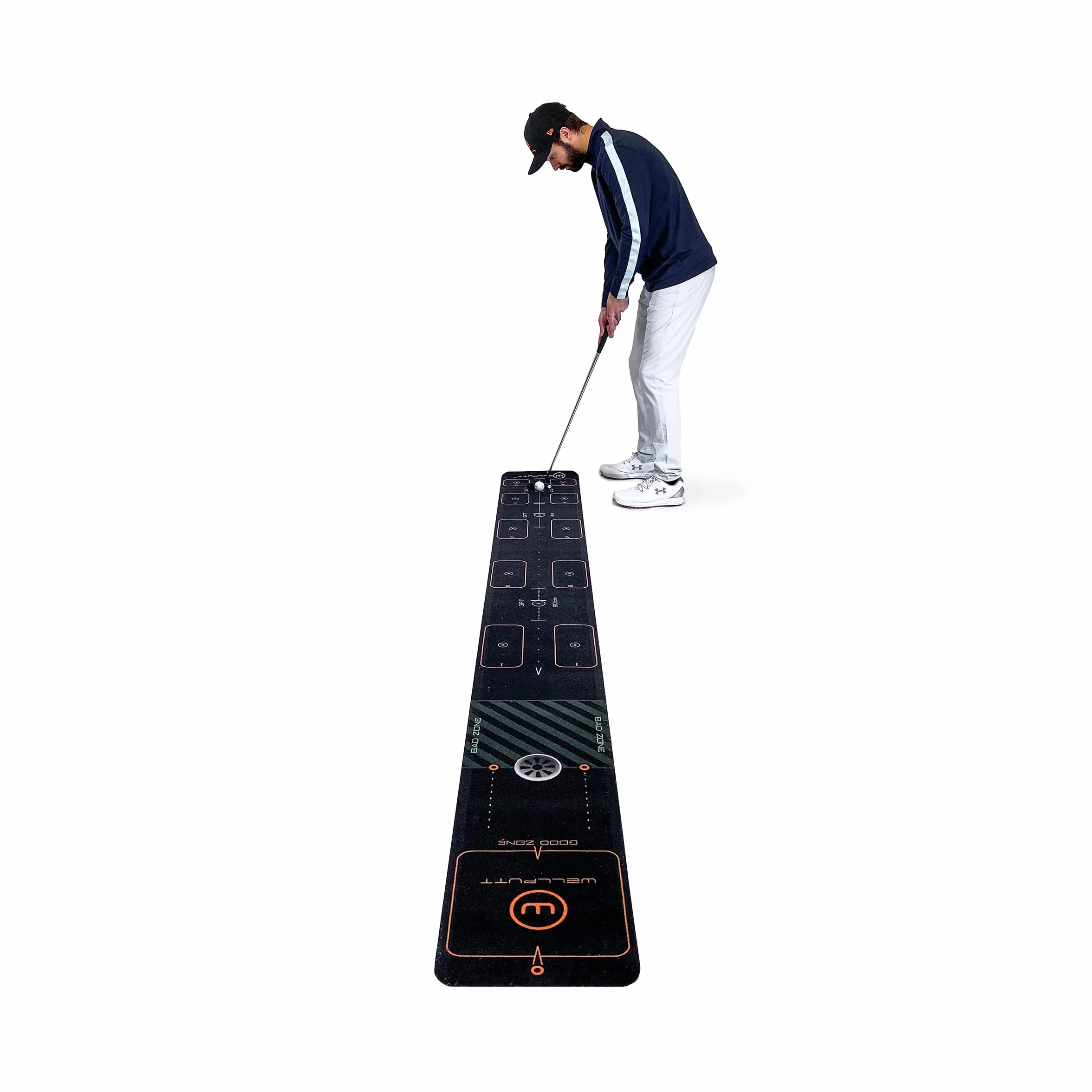 WELLPUTT - Alfombra de Putting Entrenamiento Golf - 3m First