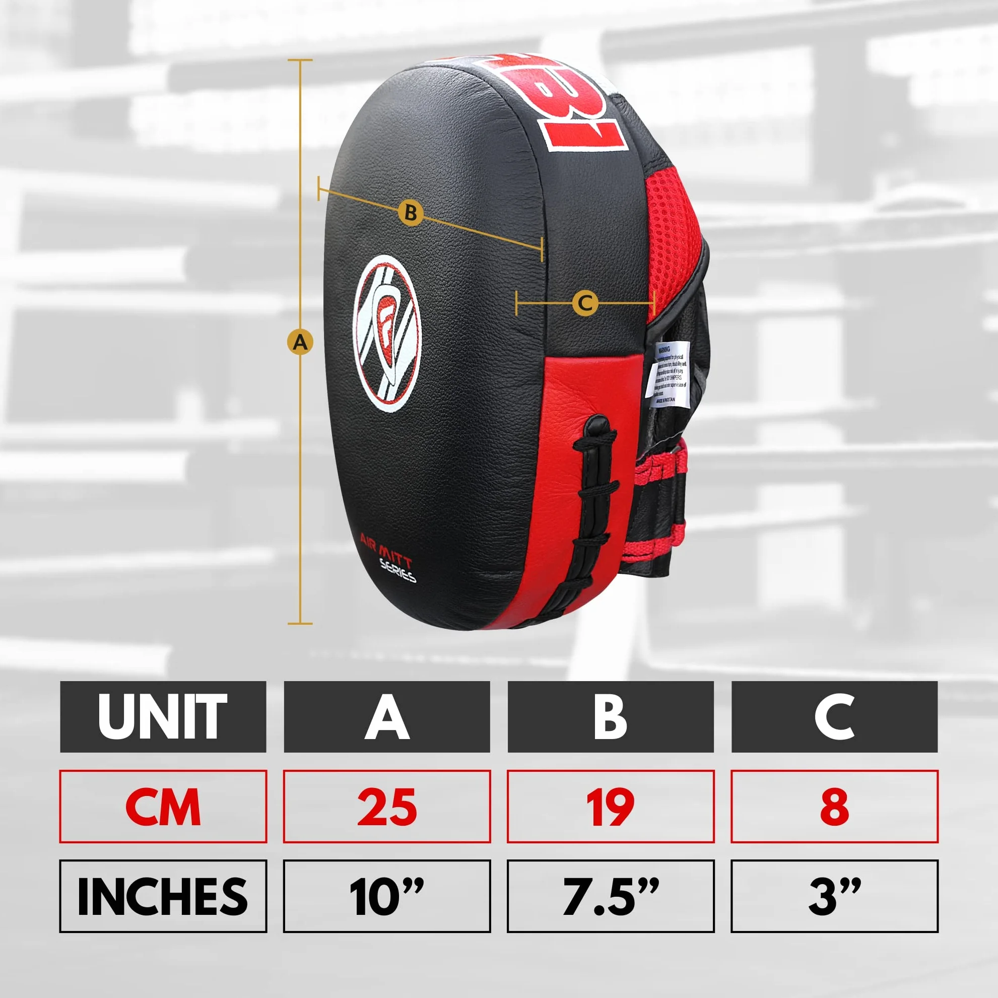 Farabi Sports Manoplas Boxeo Cuero Real Air Boxing Mitts MMA Muay Thai Punching Kickboxing Entrenamiento