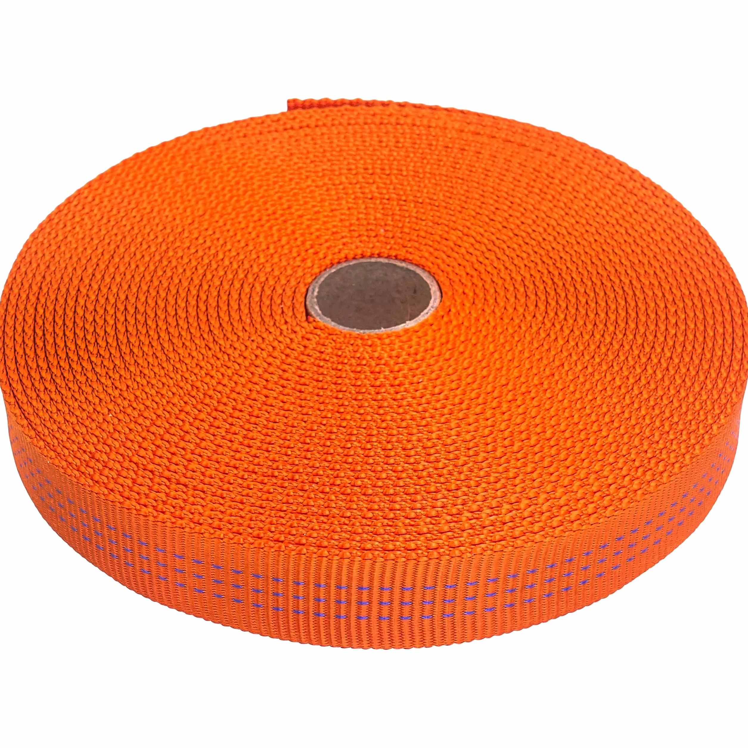 GM Climbing Cinta Tubular de Nailon de 2,54 cm, Certificado CE UIAA, 1814 kg, Resistente, para Escalada, Rescate, Trabajos de Supervivencia, Uso General, 2,5 cm x 9,1 m, Color Naranja