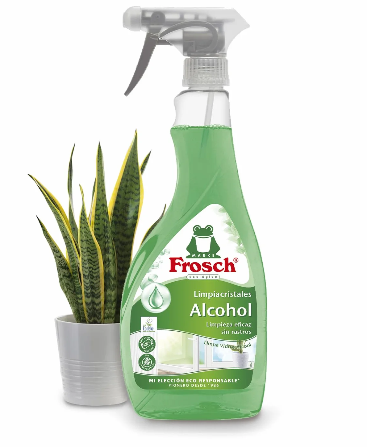 Frosch Limpia Cristales Ecológico Alcohol 500 ml