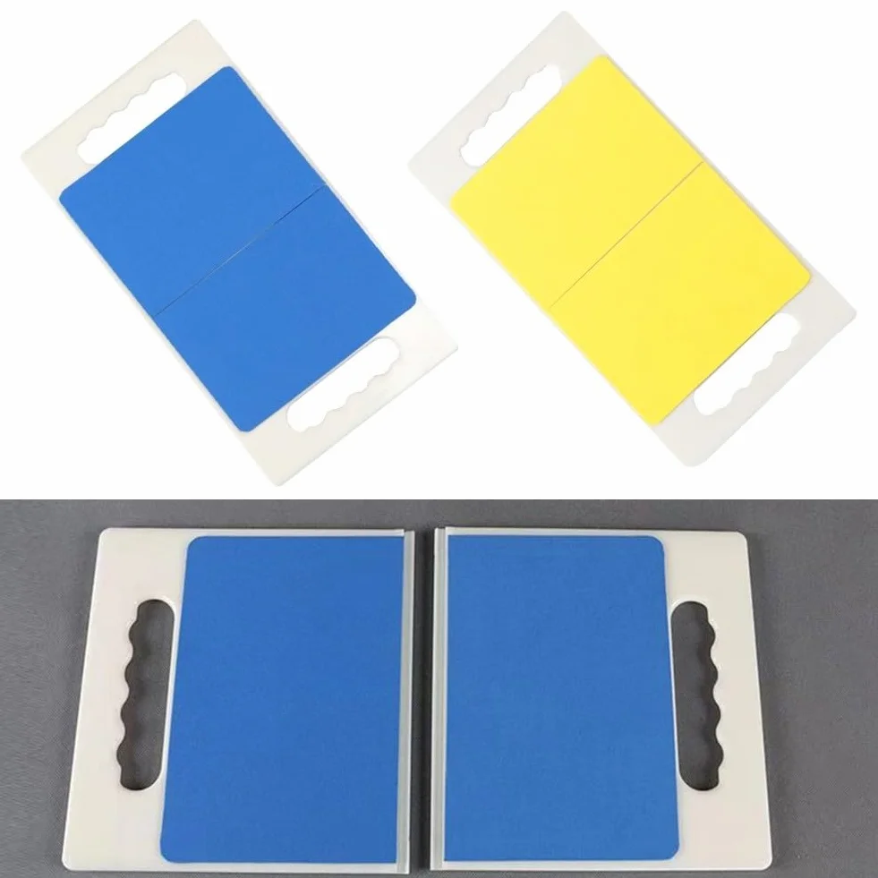 Tabla de descanso Taekwondo con mango 0.6 cm y 0.9 cm de grosor para diferentes fuerzas (azul)