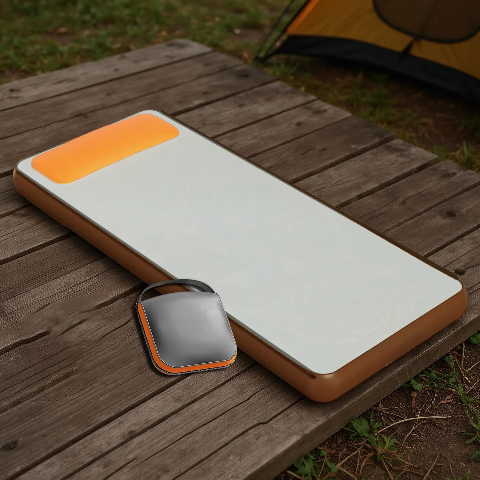 Genérico Colchoneta autoinflable para Camping Colchón cojín Plegable Cama | Colchón Autoinflable Para Camping Equipo De Viaje Portátil Plegable Para Coche Camión SUV Furgoneta Autocaravana Playa Y
