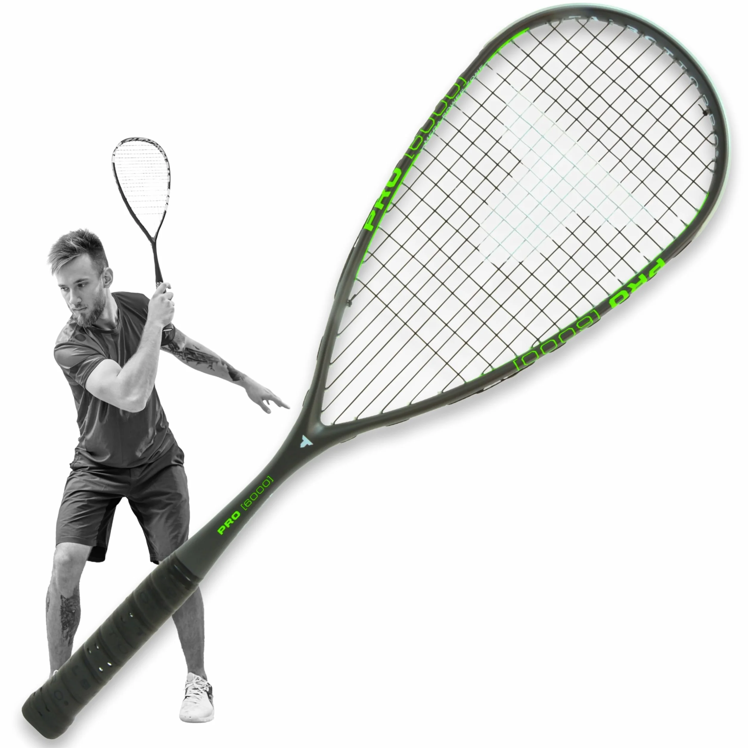 Talbot-Torro Pro 6000 Raqueta de Squash Carbono 4 Ultraligera Avanzados