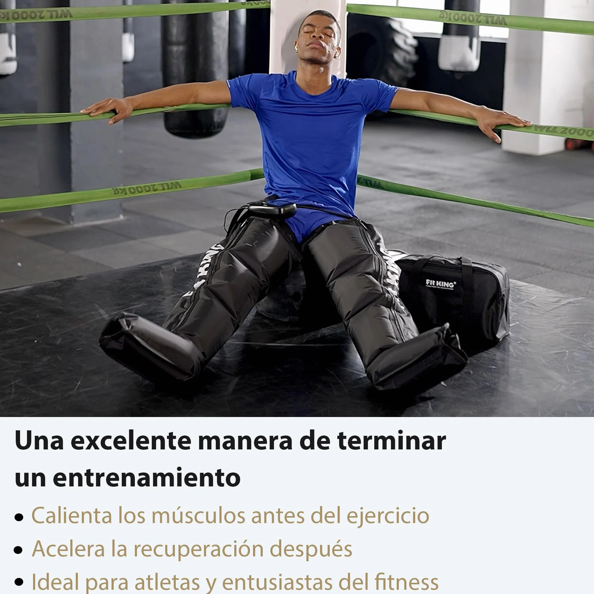FIT KING Botas Presoterapia Piernas Masajeador Circulación Sanguínea Aliviar Dolor