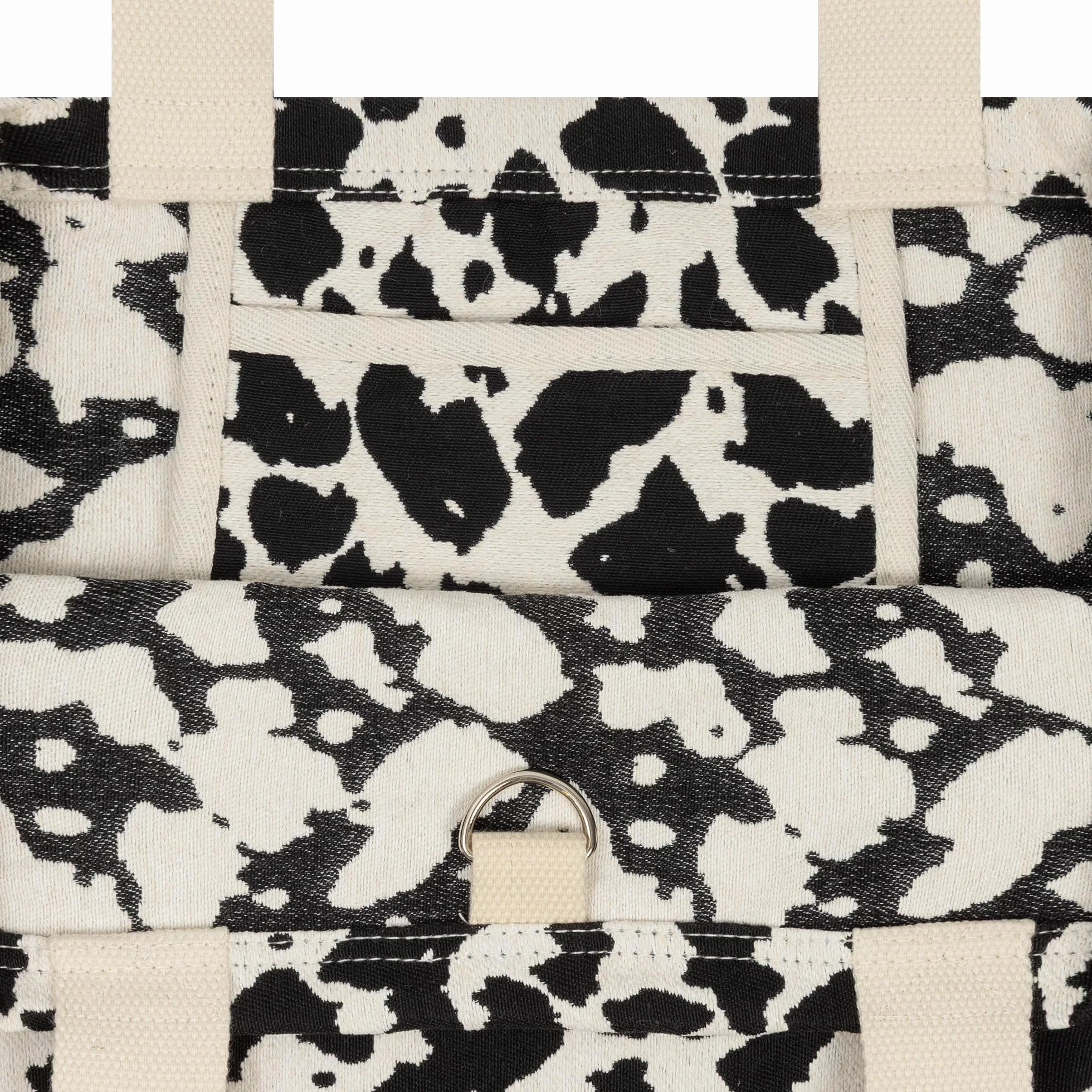 New Era Cow Jacquard Tote Bag 270 - Light Beige, talla única