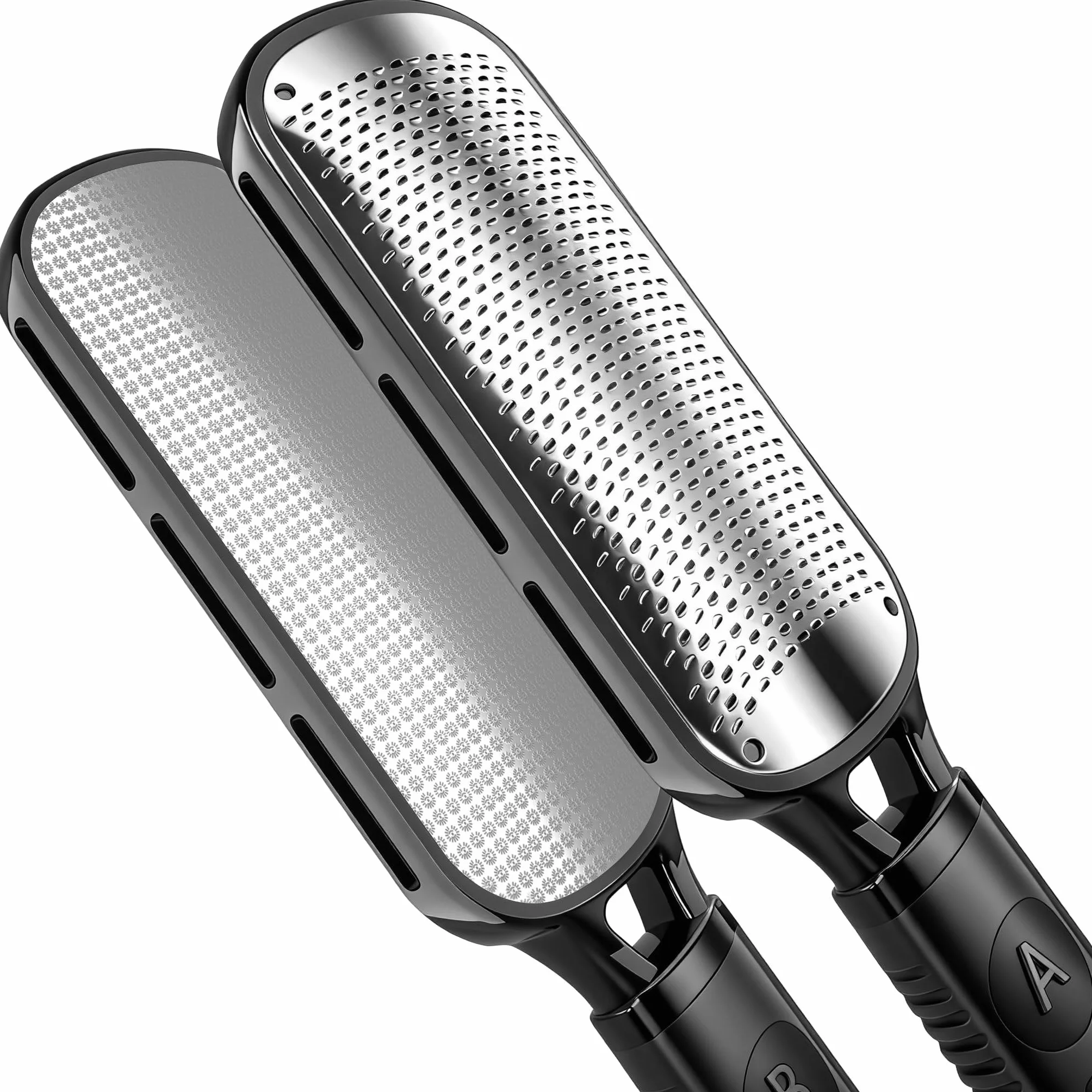 Raspador Doble Textura Acero Inoxidable Antideslizante Mango Ergonómico Pedicura Manual