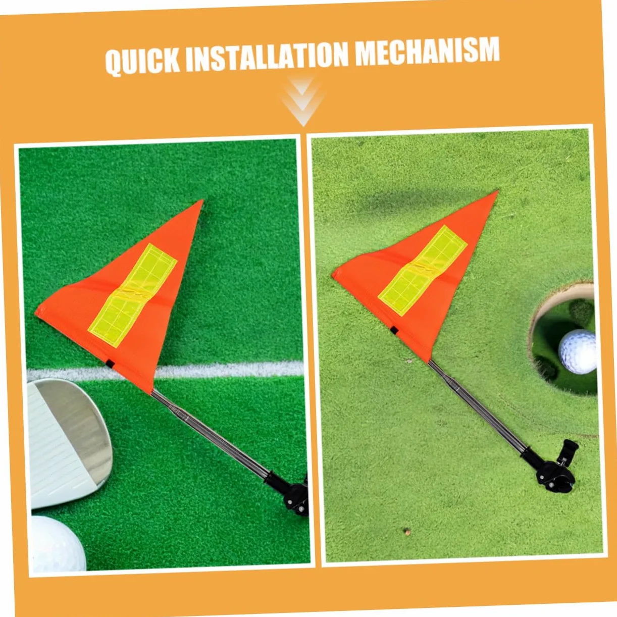 Anneome 2piezas Bandera De Seguridad Reflectante para Cochecitos Carritos De Golf y Sillas De Ruedas Unidades con Telescópico para Exterior y Alta Visibilidad
