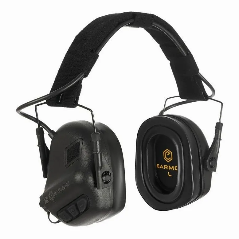 Earmor M31 PLUS, Protector Auditivo Electrónico, Versión 2024, Almohadillas de Gel de Silicona, Negro