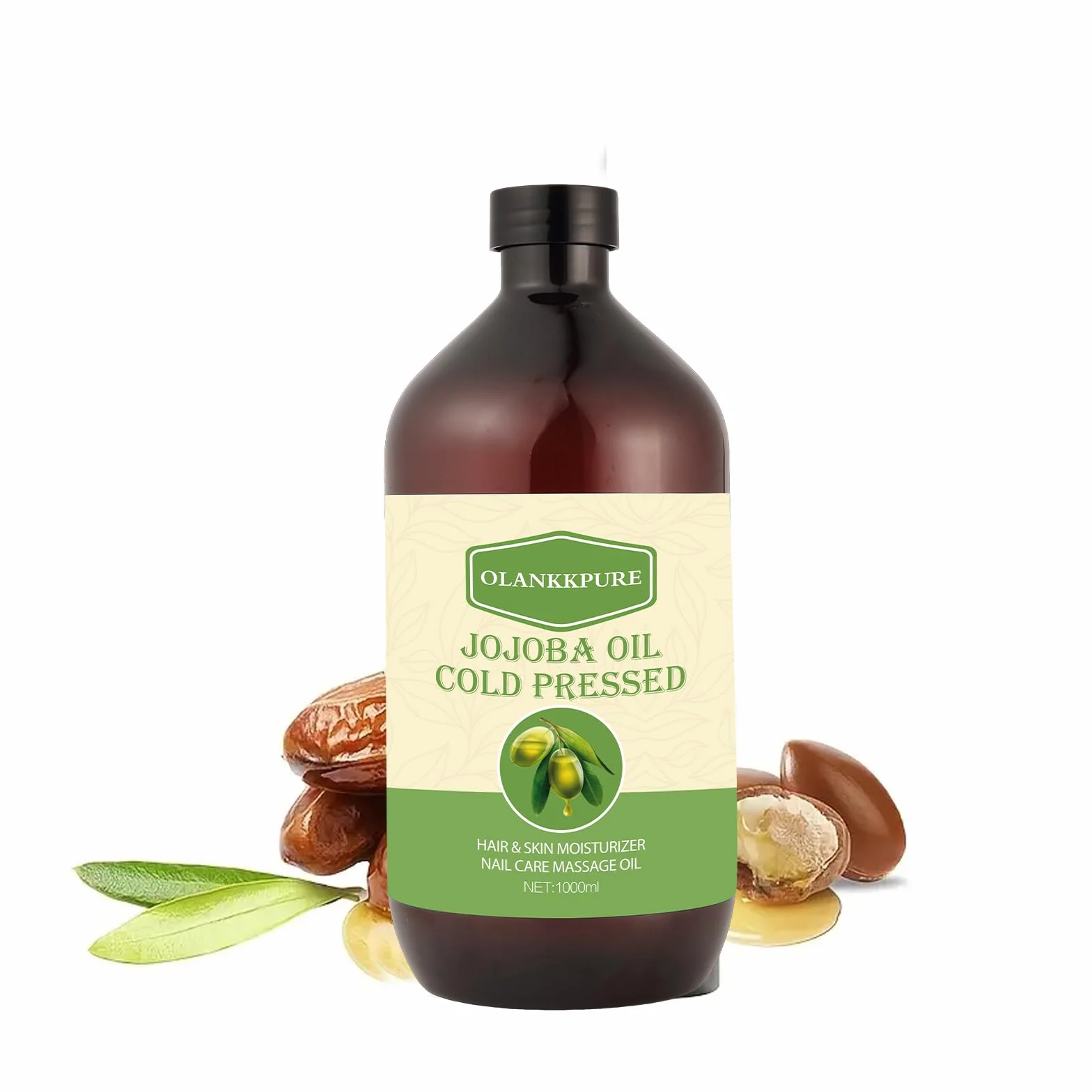 Aceite Portador de Jojoba 100% Puro Prensado en Frío 1000 ml