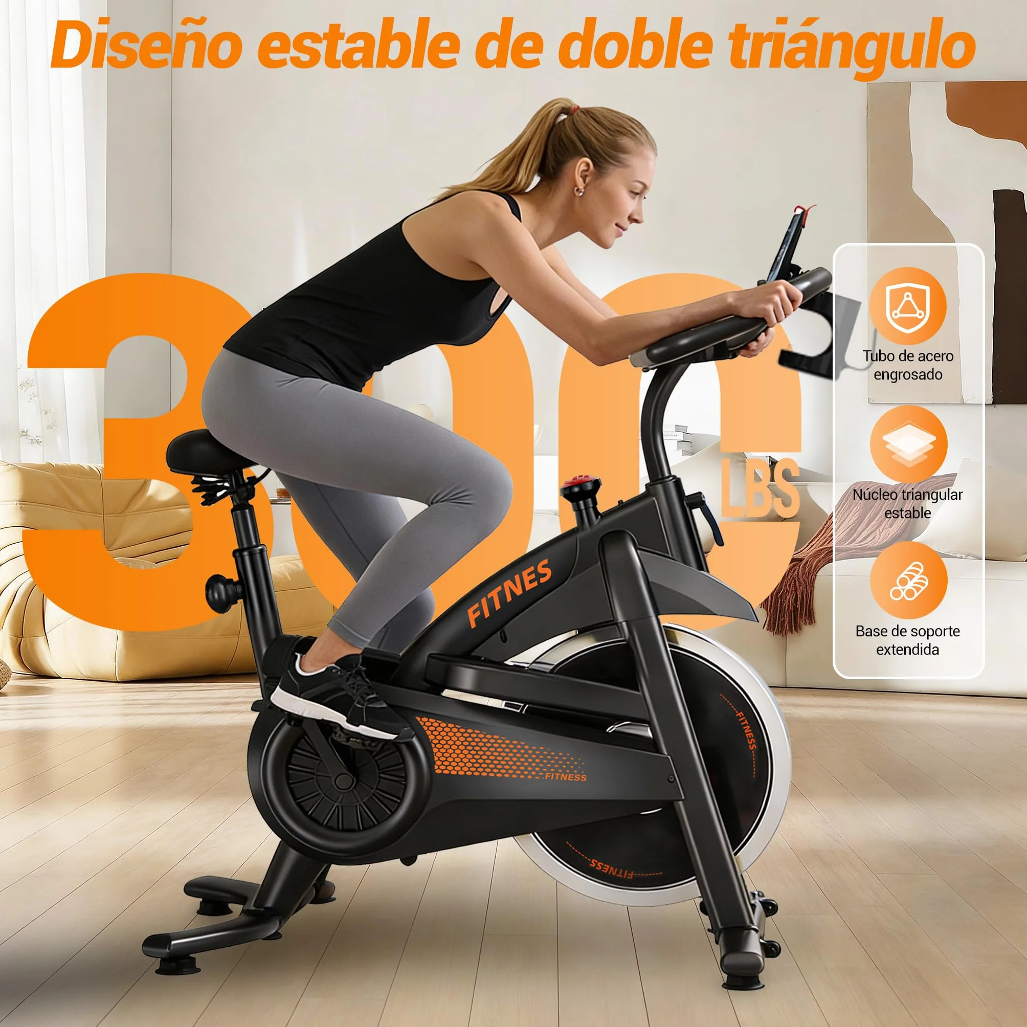 UMAY Bicicleta estática plegable, 5 en 1Bicicleta spinning profesional con Resistencia Magnética de 16 Niveles, Bicicleta estatica plegable para el hogar Bici de Sala con Asiento Cómodo, Máx 136 kg