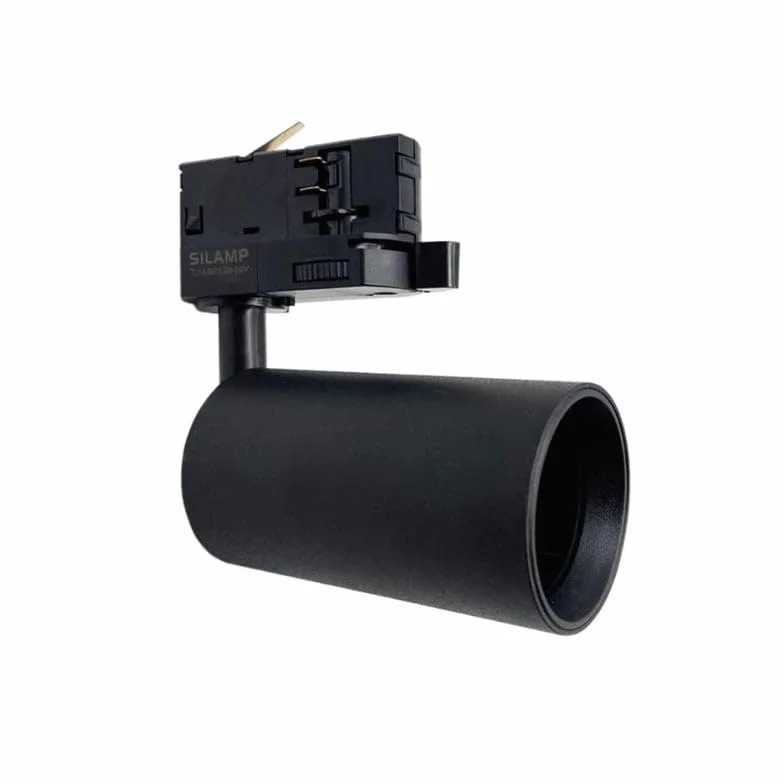 SILAMP Foco LED en riel 80° Trifásico NEGRO GU10