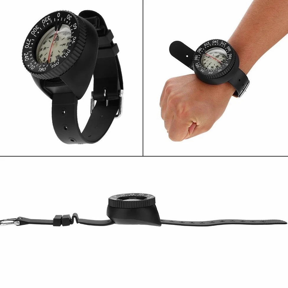 Reloj de Buceo con Brújula, Impermeable 50M, Alta Precisión para Senderismo, Ciclismo, Camping y Navegación Submarina