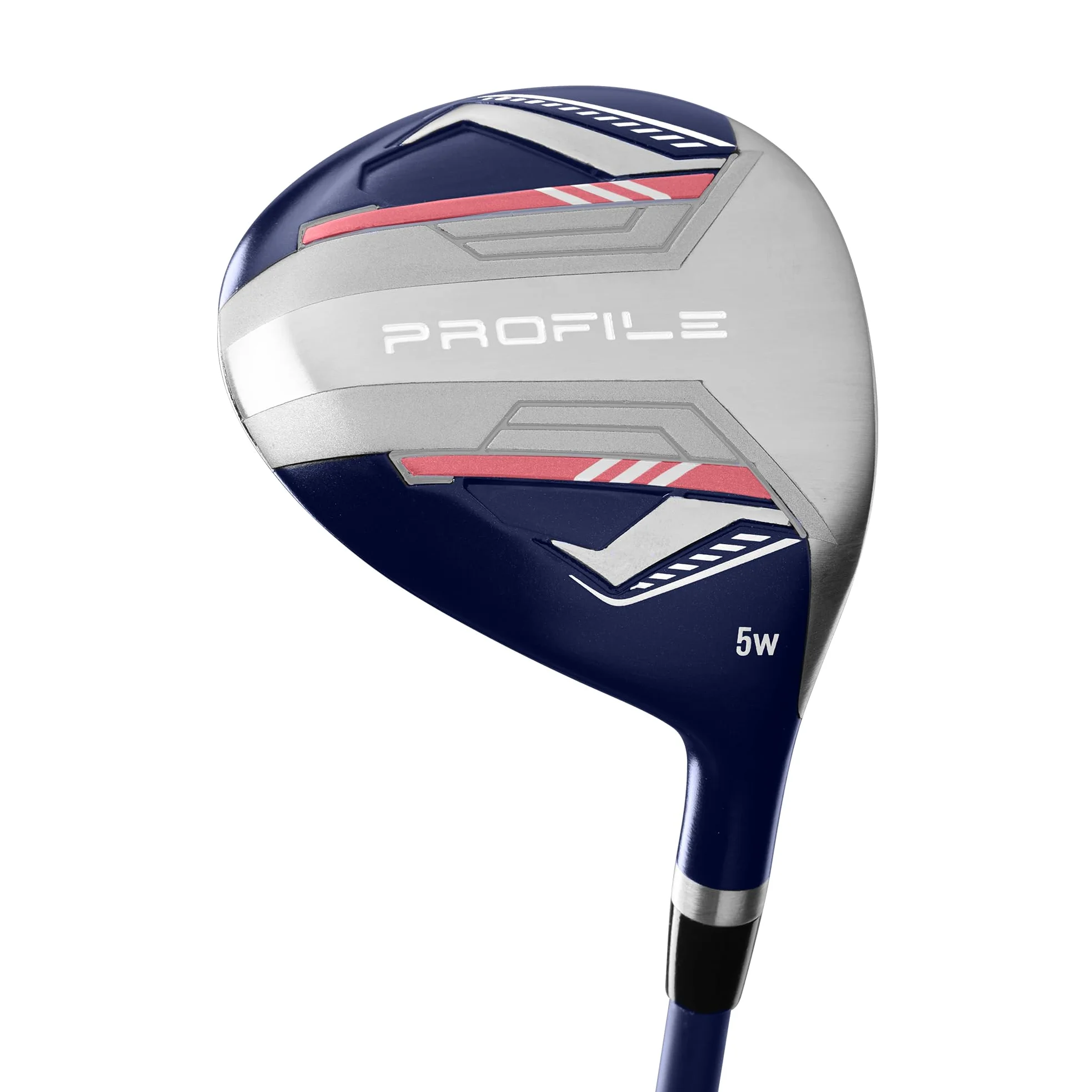 Wilson Profile Set Completo de Palos de Golf, Distancia Optimizada y Diseño para Mujer, Diestro, Color: Azul Marino/Oro Rosa/Plateado, Tamaño: Estándar