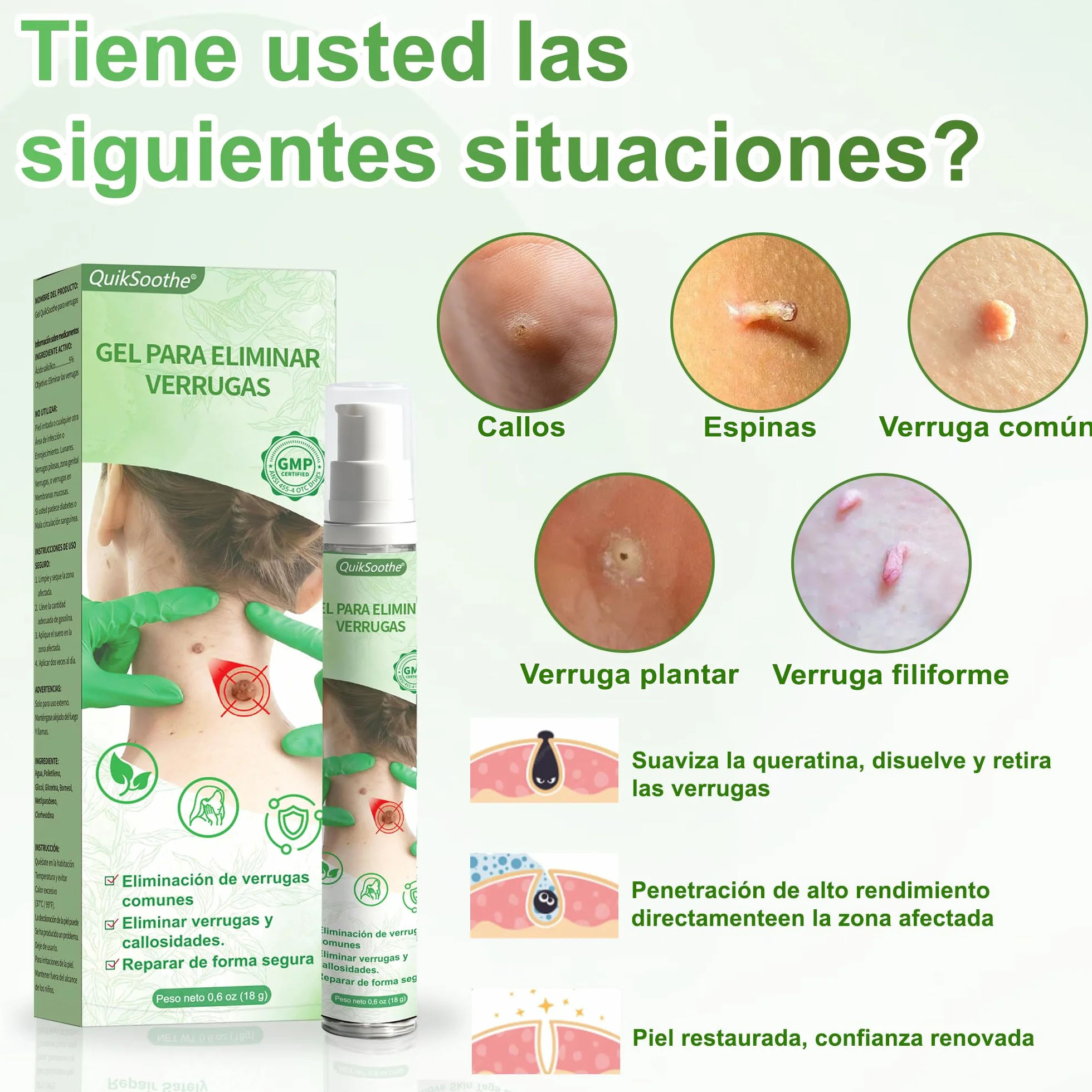 Gel Quita Verrugas