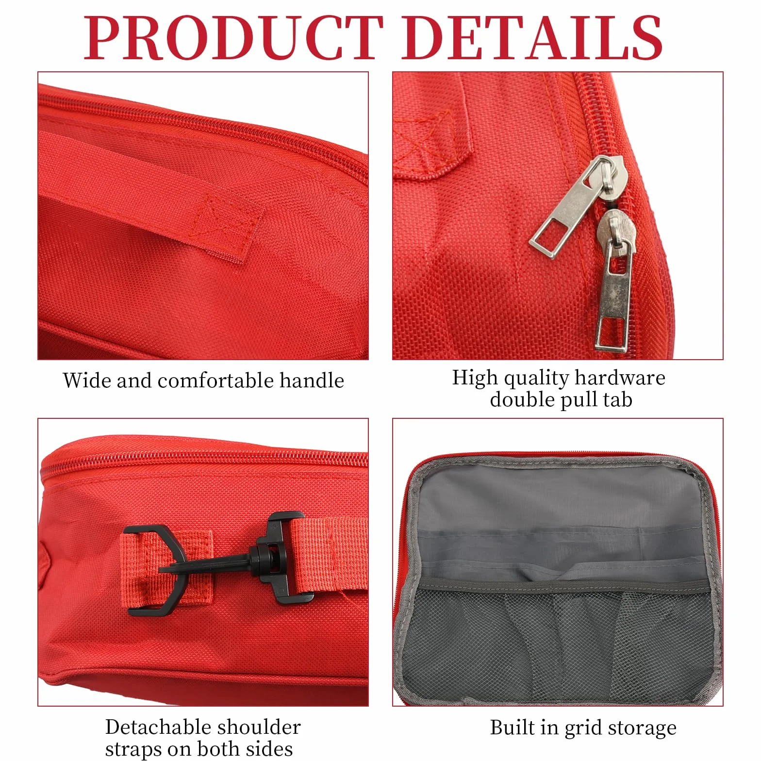 2 Piezas Kit Primeros Auxilios VacíO Tela Oxford Botiquin De Primeros Auxilios Impermeable Y Resistente Al Polvo Botiquin Para La Familia, Viajes Y Aventuras Al Aire Libre