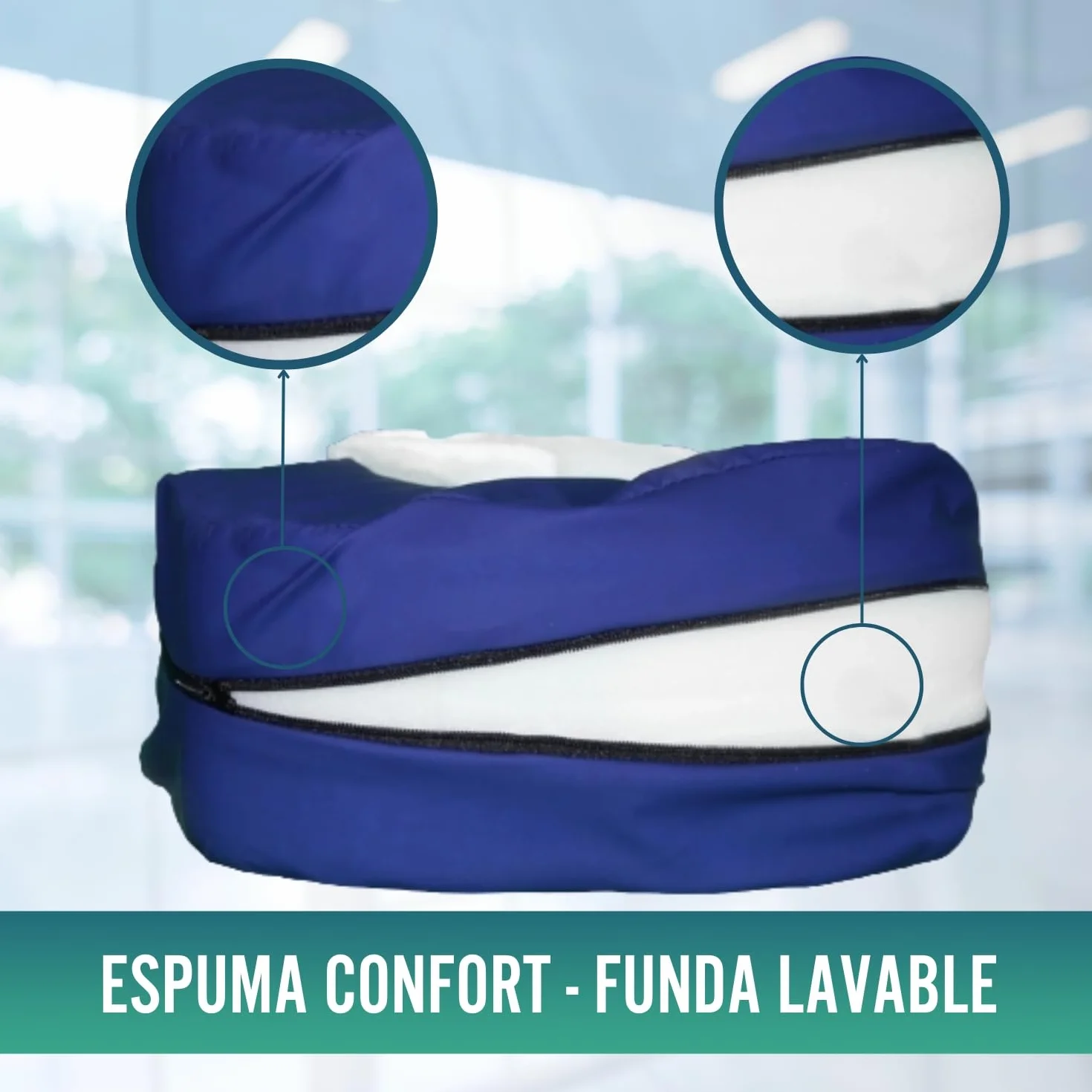 OrtoPrime Taloneras Antiescaras Impermeables Forma Curva Protector Talones Cojines Ortopédicos Pies Patucos Talla Universal