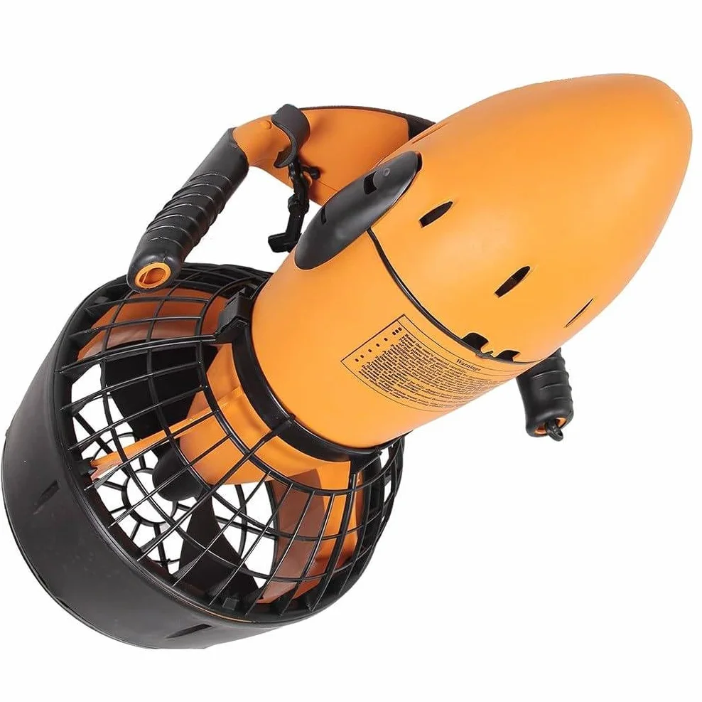 Scooter Submarino de 500 W, propulsor Submarino, hélice de Agua de Doble Velocidad, Alta Seguridad, se Puede Utilizar en 15 m, Scooter Submarino de Alta Resistencia para Buceo Profundo.