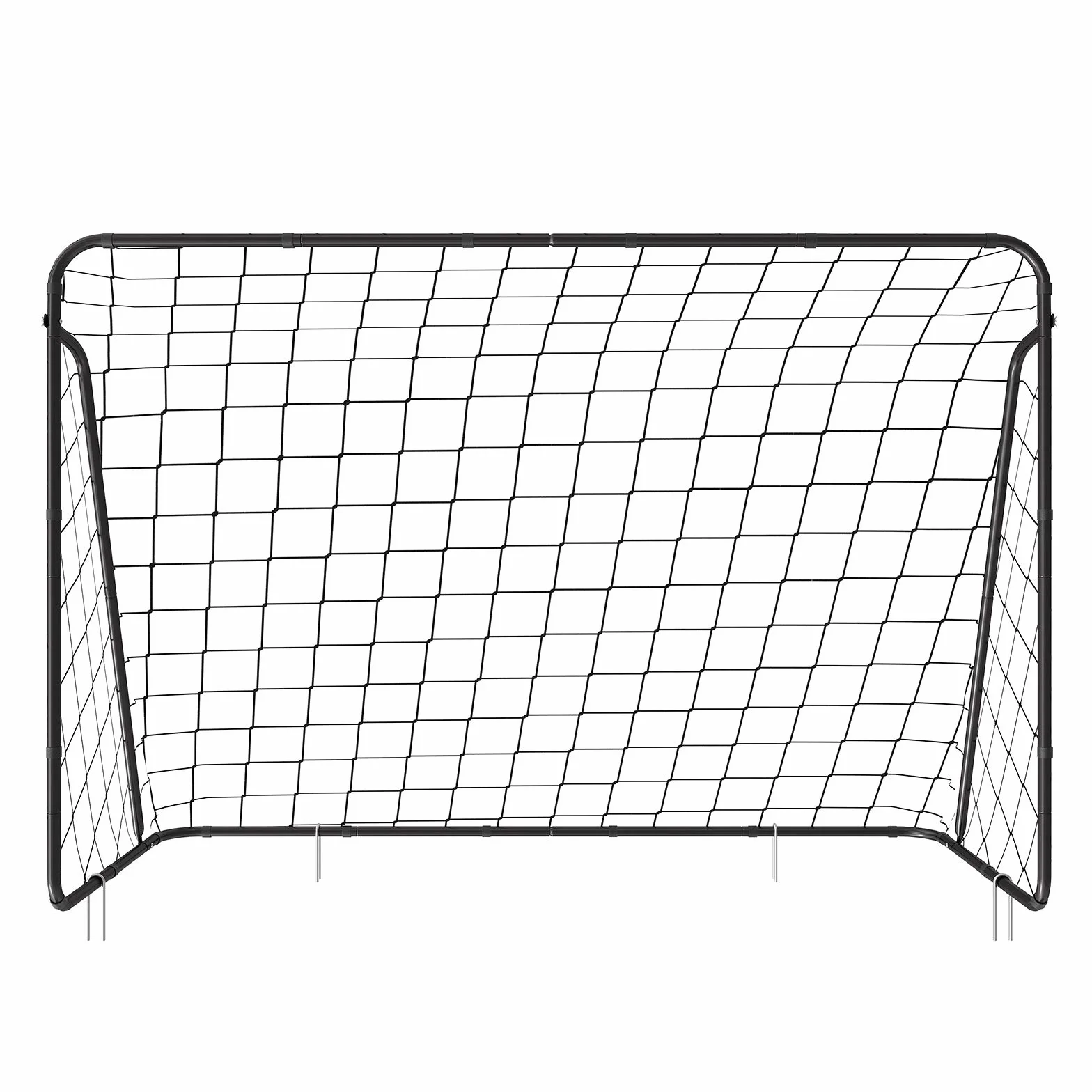 SONGMICS Portería de Fútbol para Niños, Red de Fútbol, Montaje Rápido, Tubos de Hierro