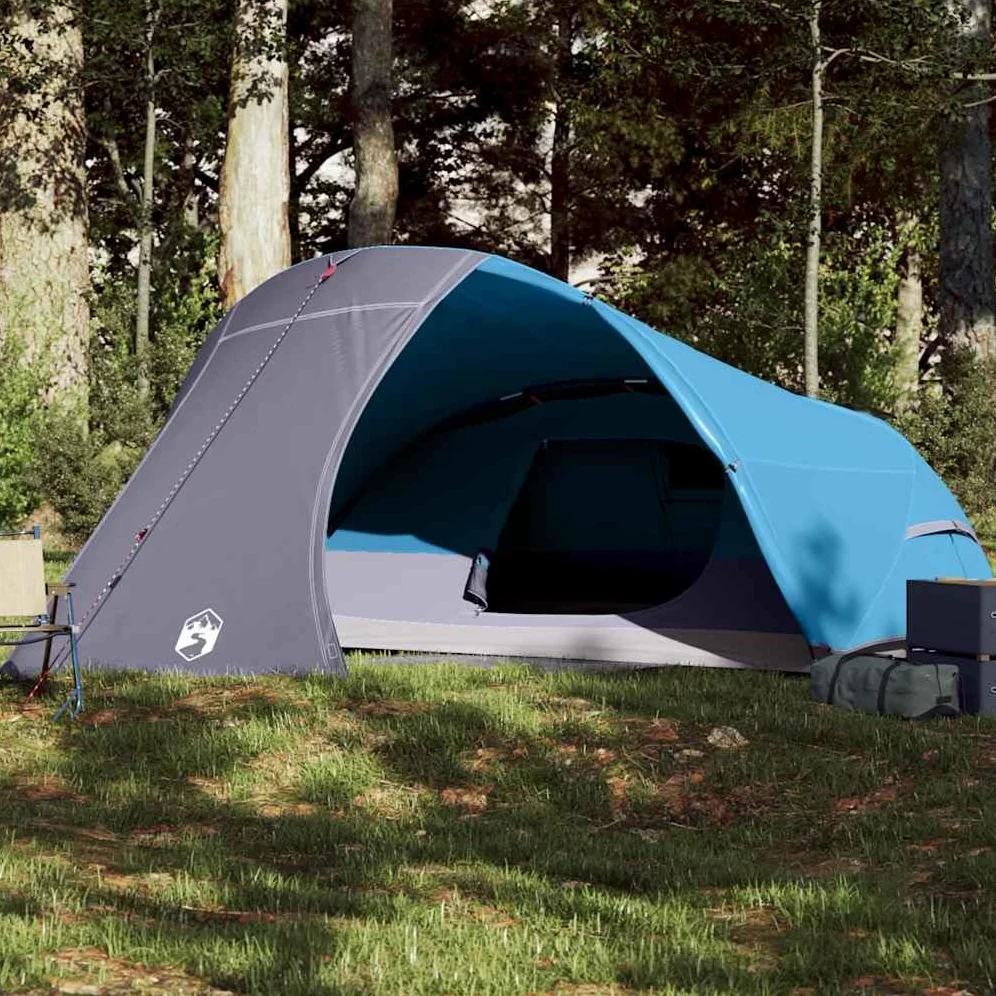 Tienda de campaña con cúpula para personas, verde, poliéster impermeable con revestimiento de PU, fácil montaje, ideal para aventuras al aire libre y viajes