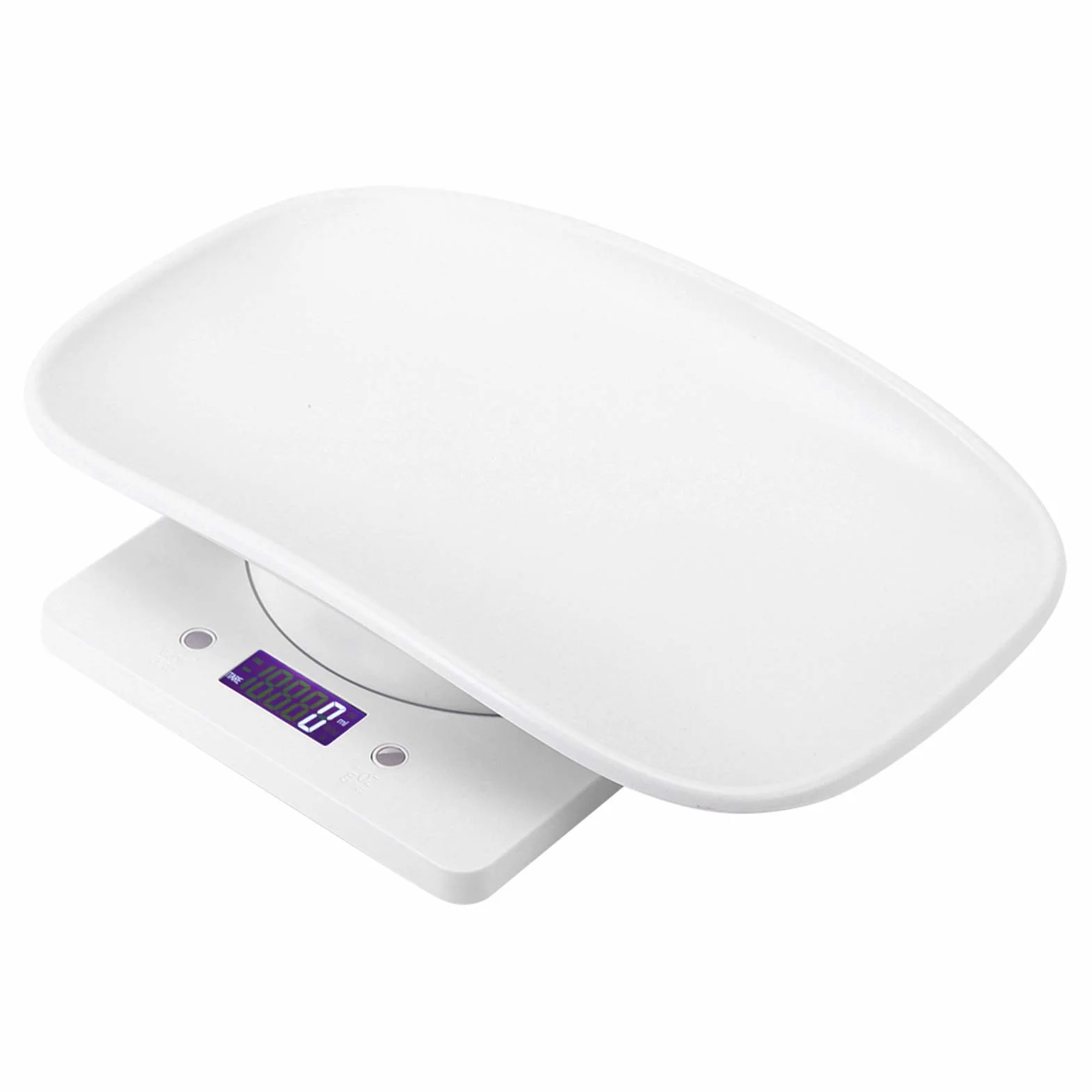 Báscula Digital para Mascotas 10kg/1g, Balanza Electrónica para Bebés y Animales Pequeños