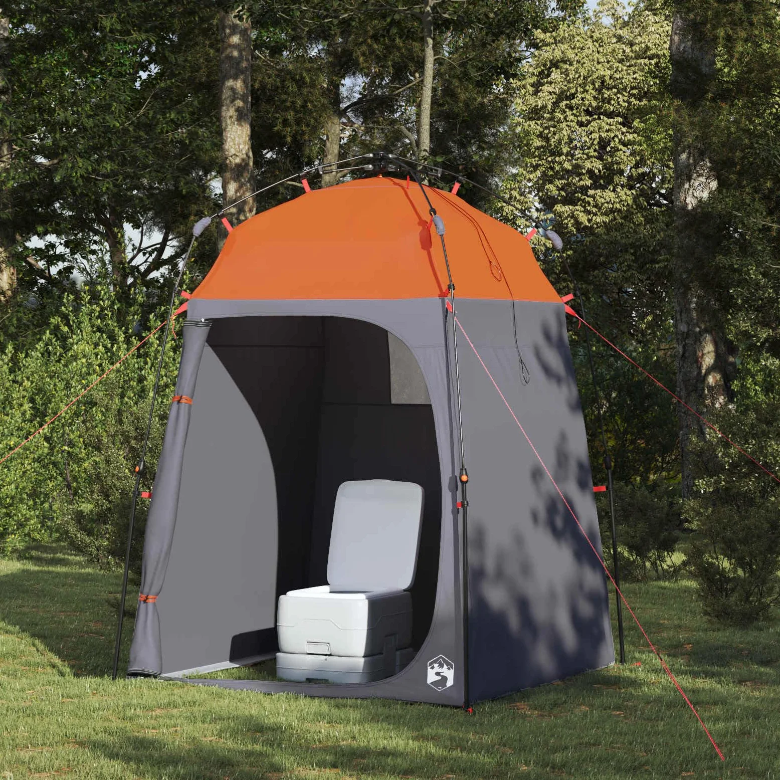 Tienda Instantánea 2 Personas Liberación Rápida Gris y Naranja,Deportes,Actividades al Aire Libre,Camping y Senderismo,Tiendas de campaña,4.85kg-42008395