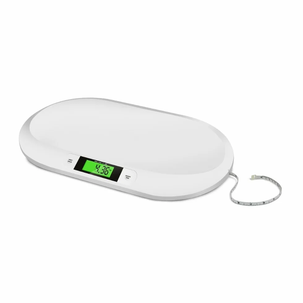 Báscula digital para bebés y niños 20 kg con pantalla LCD apagado automático tara