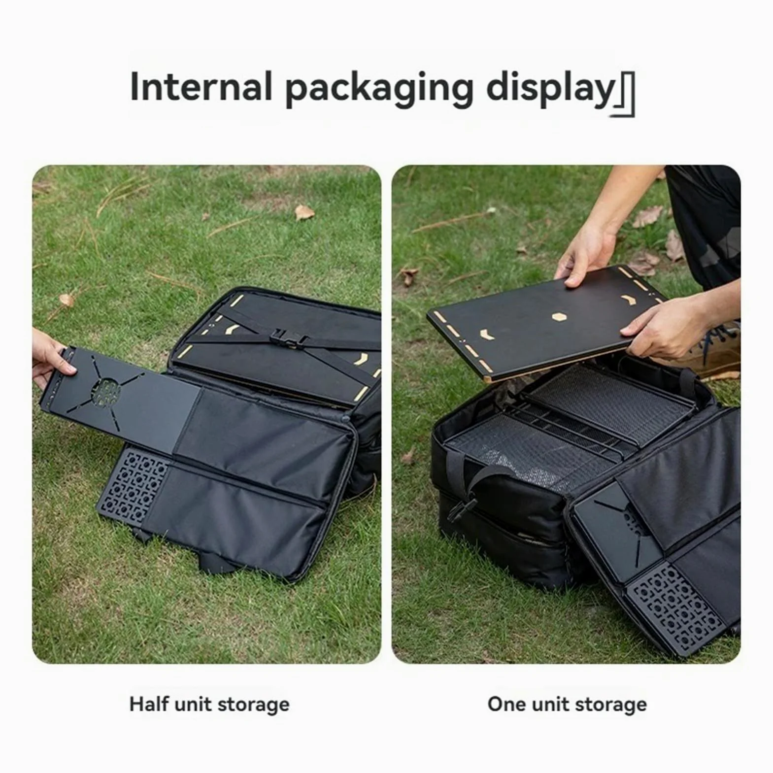 De Almacenamiento Para Camping Resistente E Impermeable | Organizador de Equipo de Camping de 46 Litros para Senderismo Playa Picnics Barbacoas Fin de Semana Viajes por Carretera y