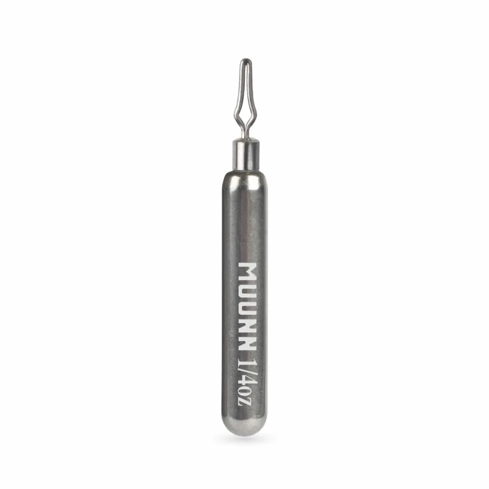 Paquete de 10 pesas de tungsteno flacas para tiro de gota, kit de plomos de pesca de tiro de gota de tungsteno para plataforma de tiro de gota, plomada de forma delgada (liso, 3/8 onzas)